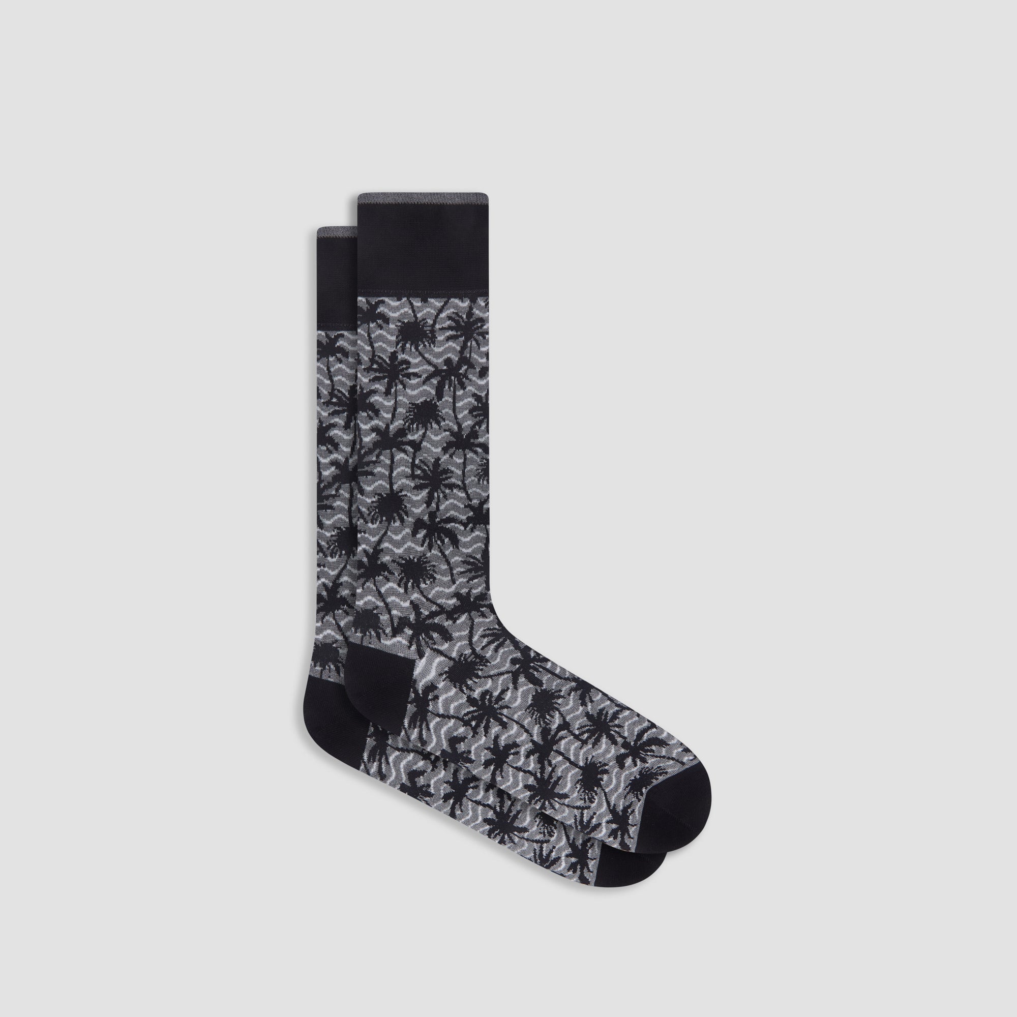 Palm Tree Mid-Calf Socks