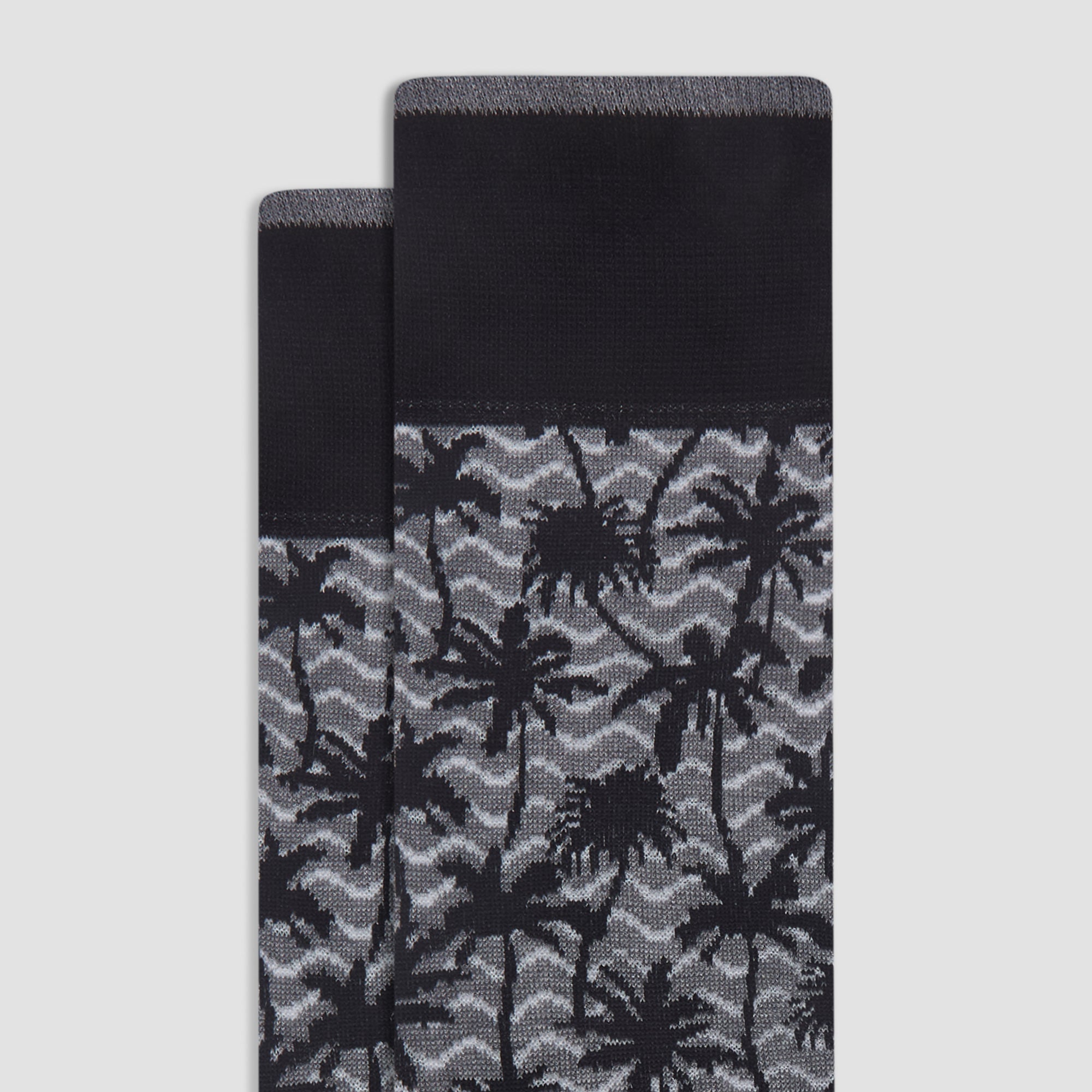Palm Tree Mid-Calf Socks