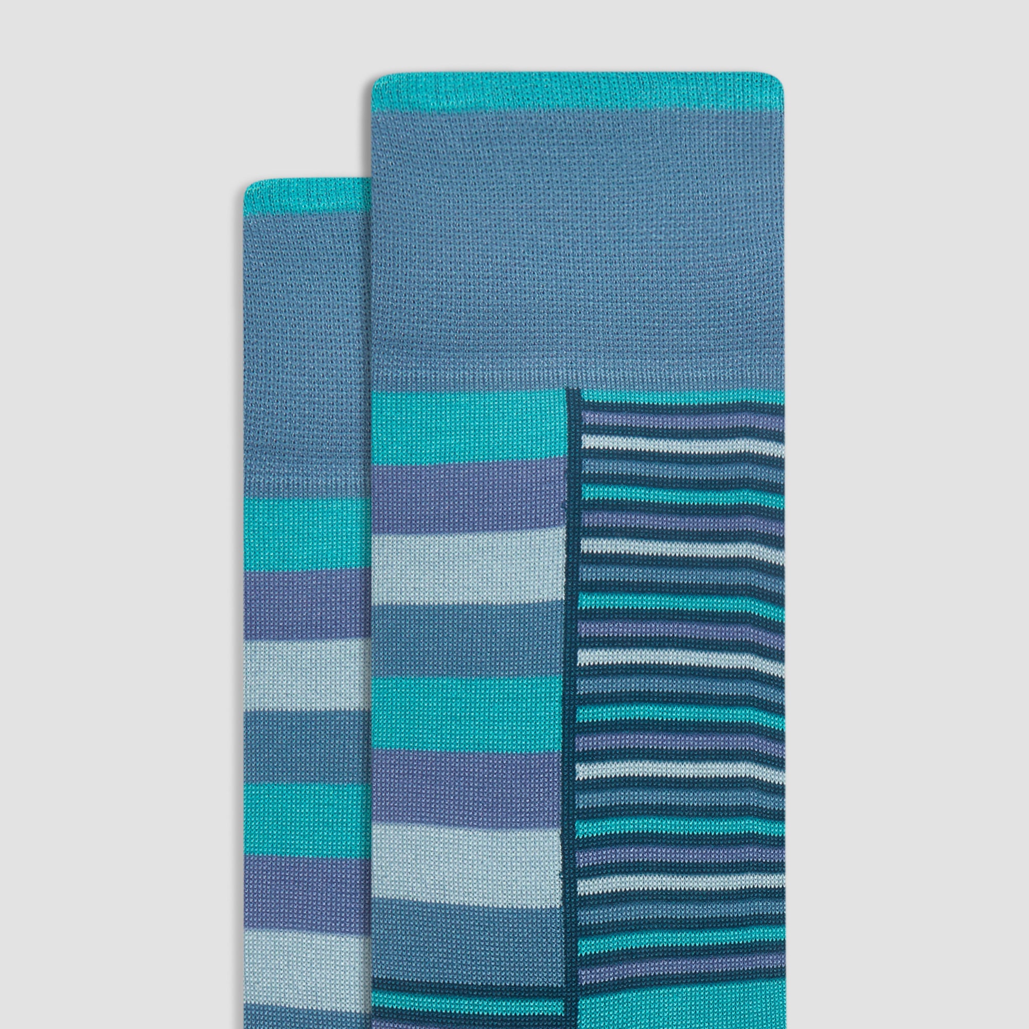 Striped Mid-Calf Socks