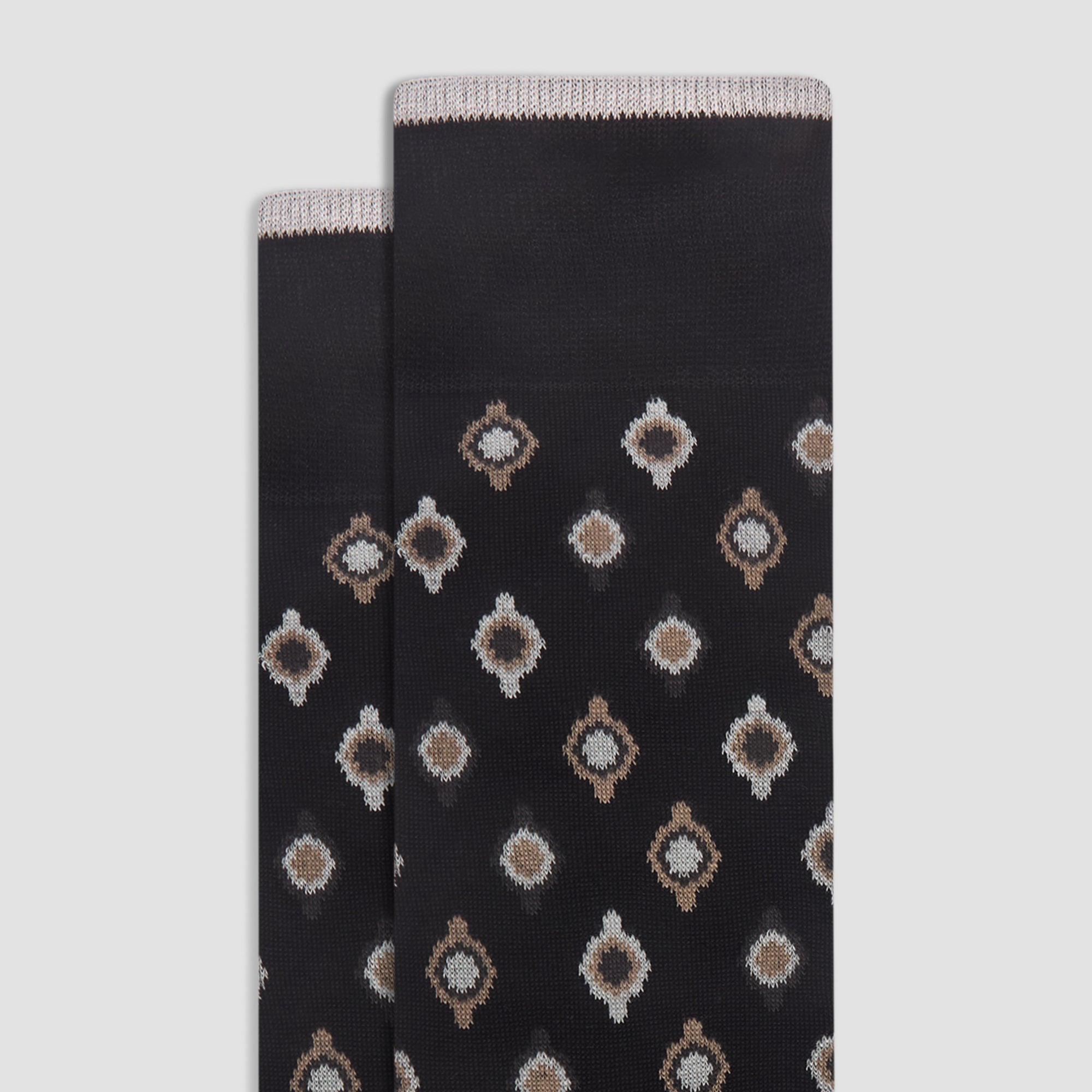 Medallion Mid-Calf Socks