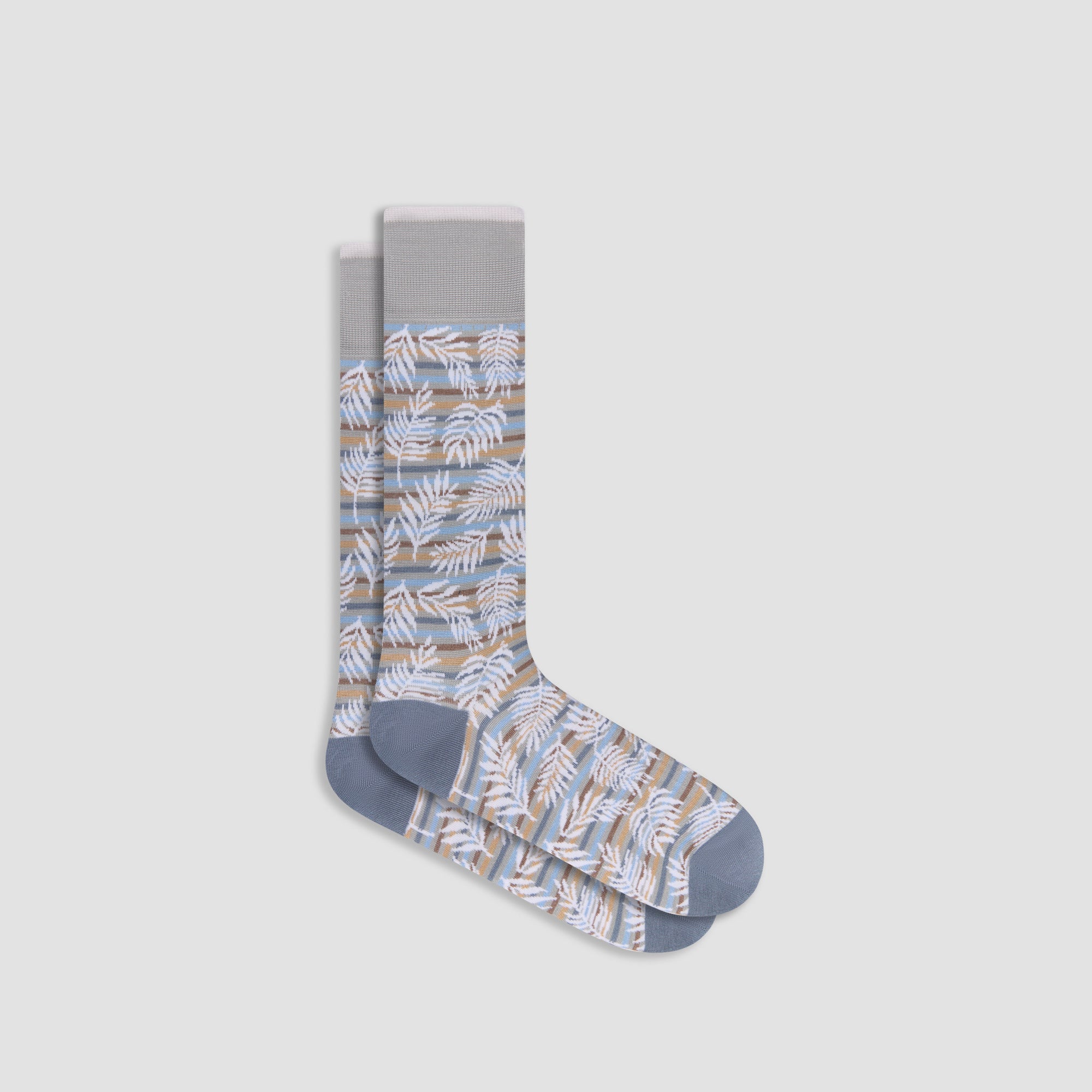Palm Leaf Mid-Calf Socks