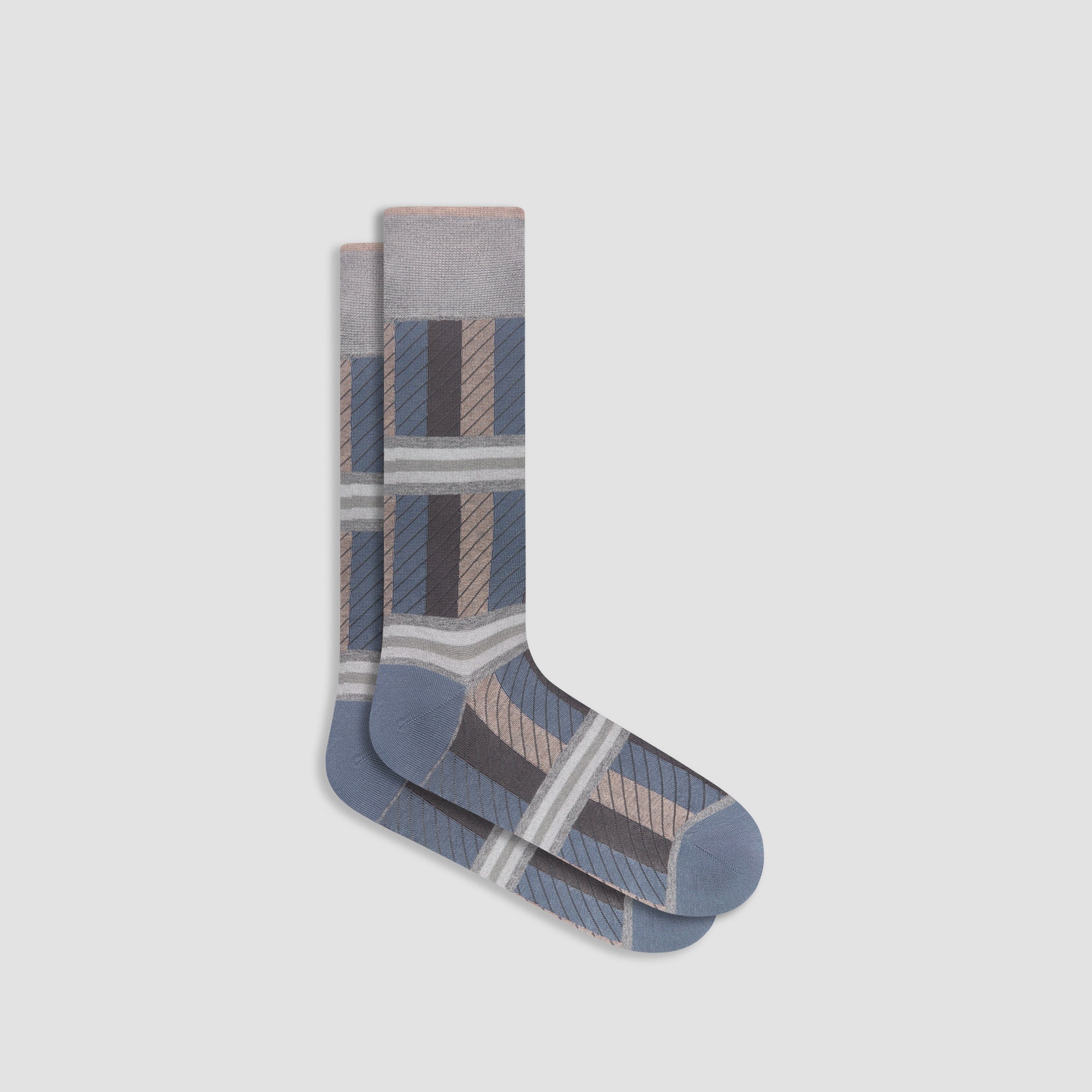 Striped Mid-Calf Socks
