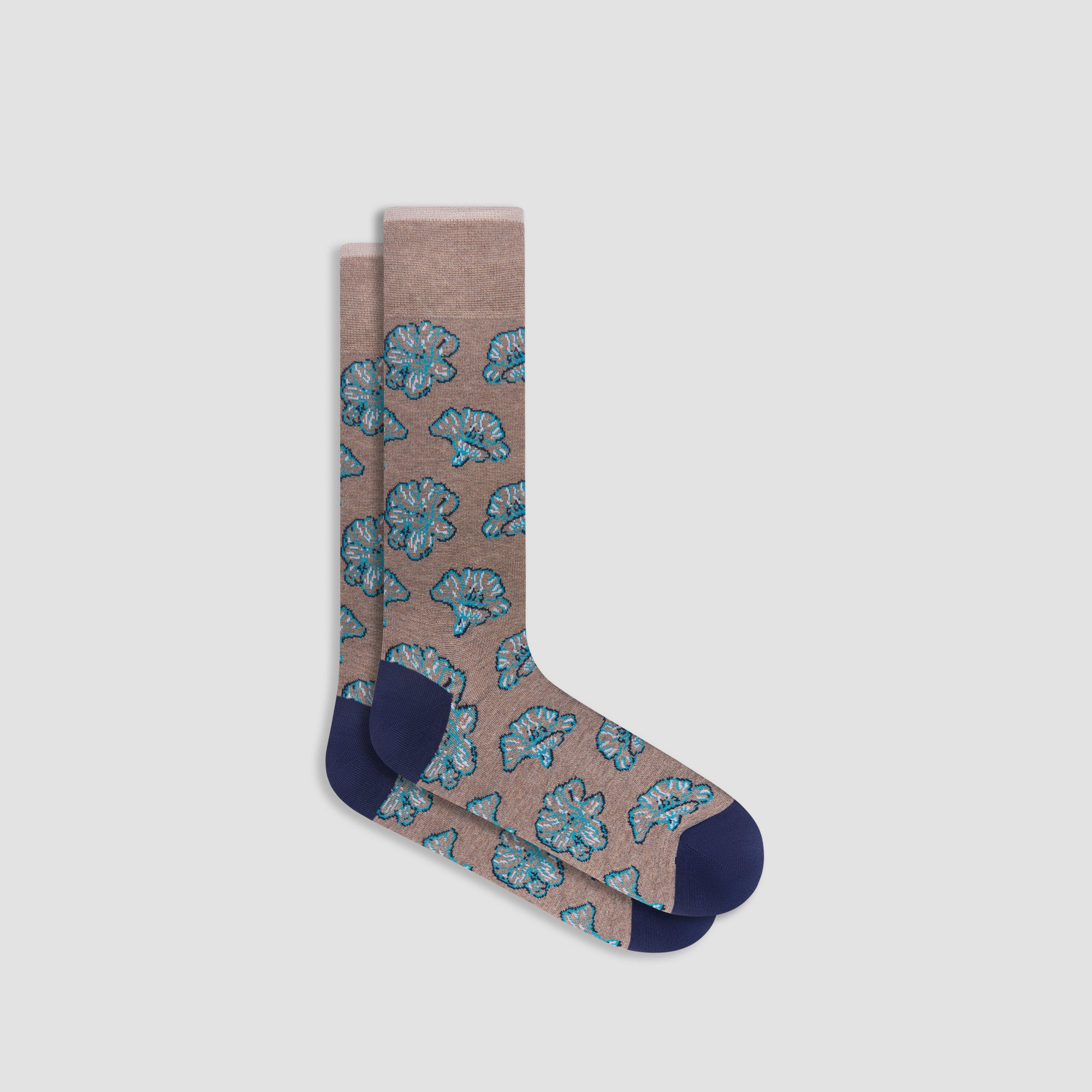 Floral Mid-Calf Socks