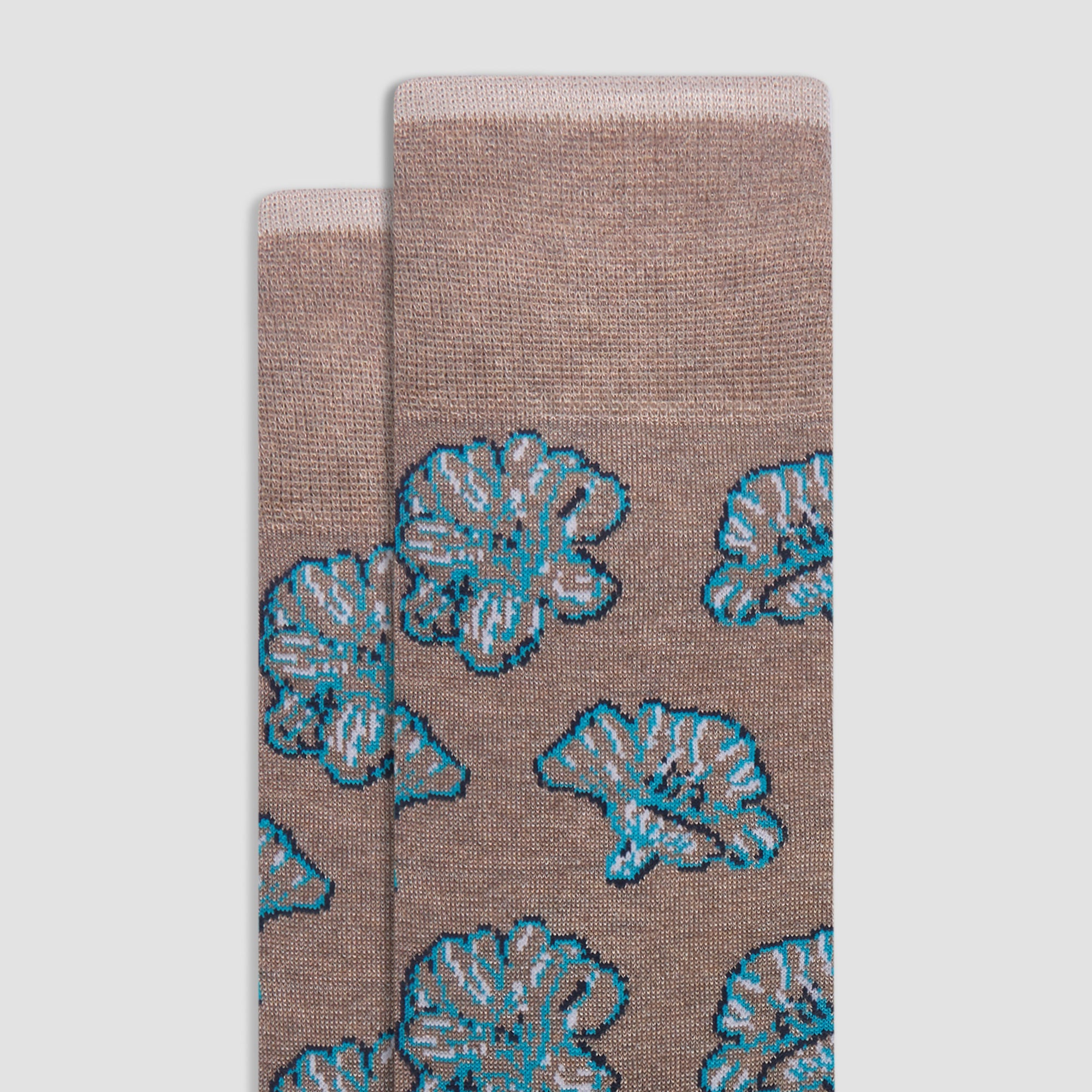 Floral Mid-Calf Socks