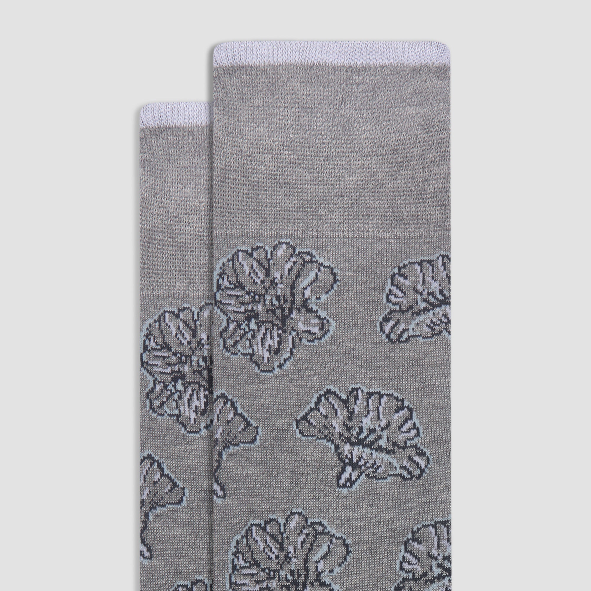 Floral Mid-Calf Socks