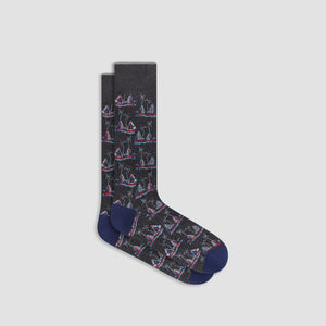 Sailboat Mid-Calf Socks