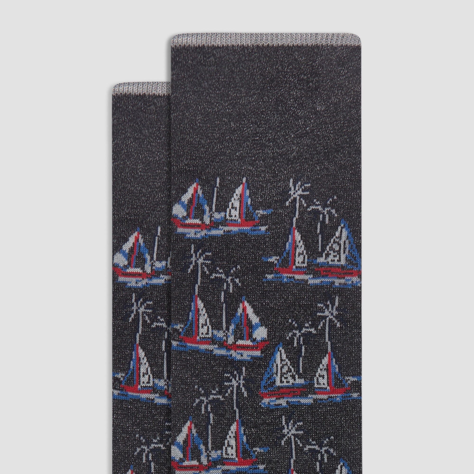 Sailboat Mid-Calf Socks