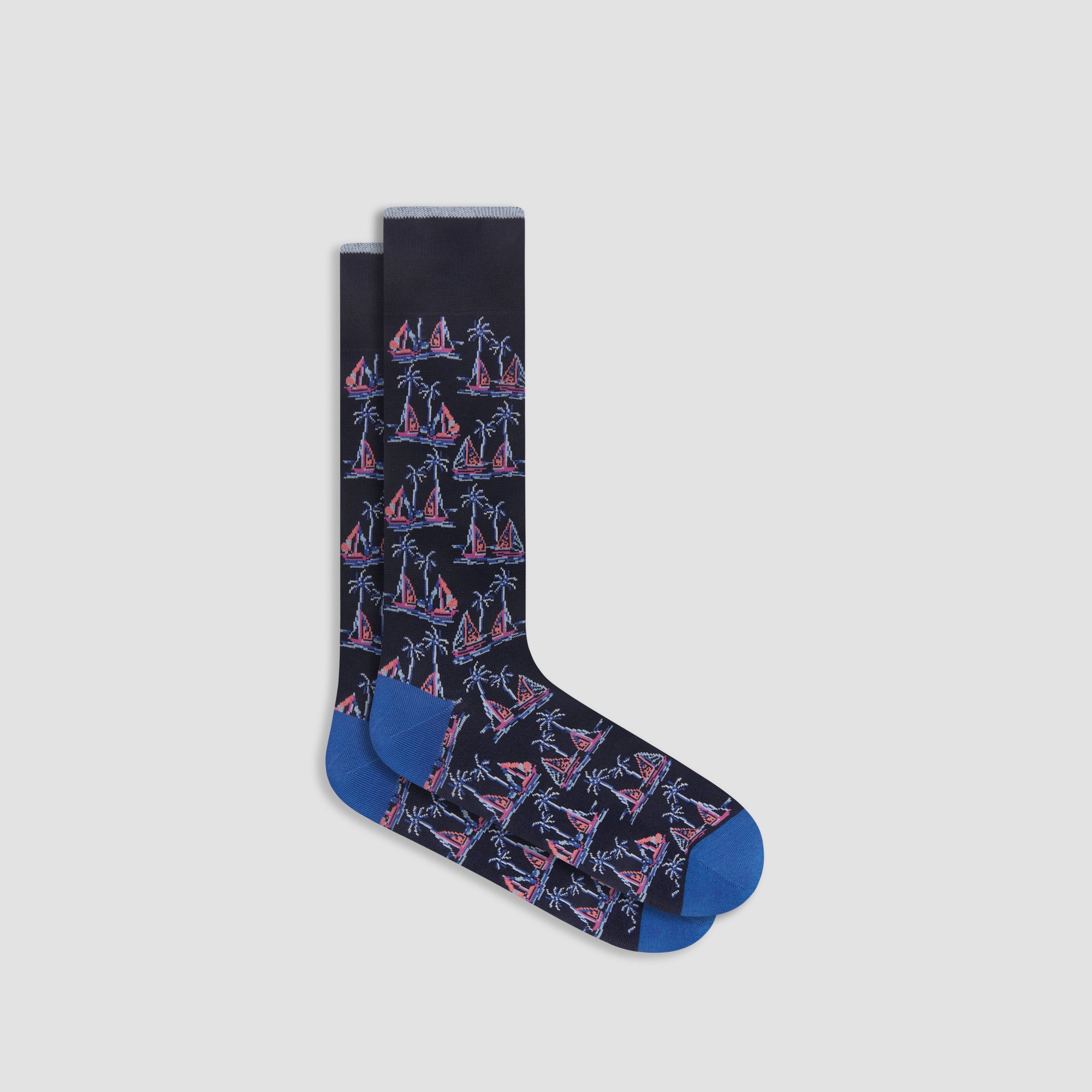 Sailboat Mid-Calf Socks