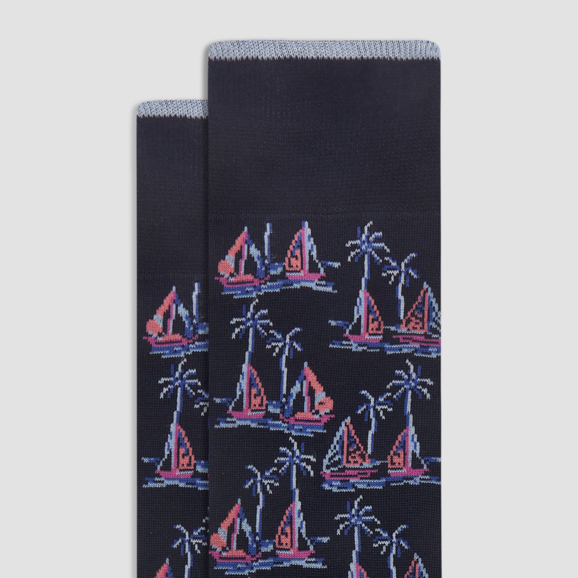 Sailboat Mid-Calf Socks