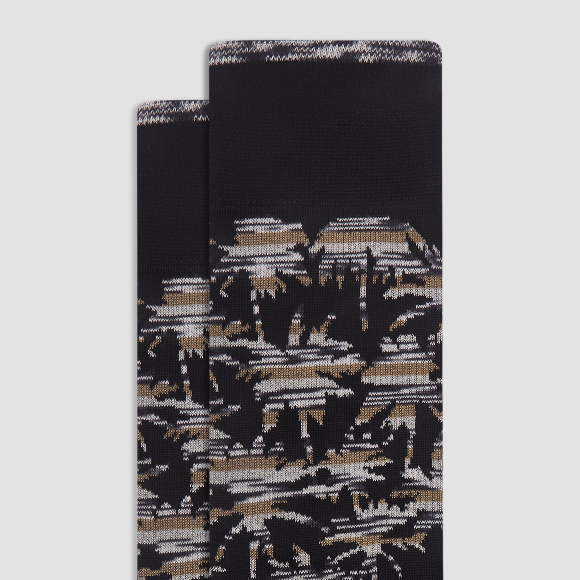 Palm Tree Mid-Calf Socks