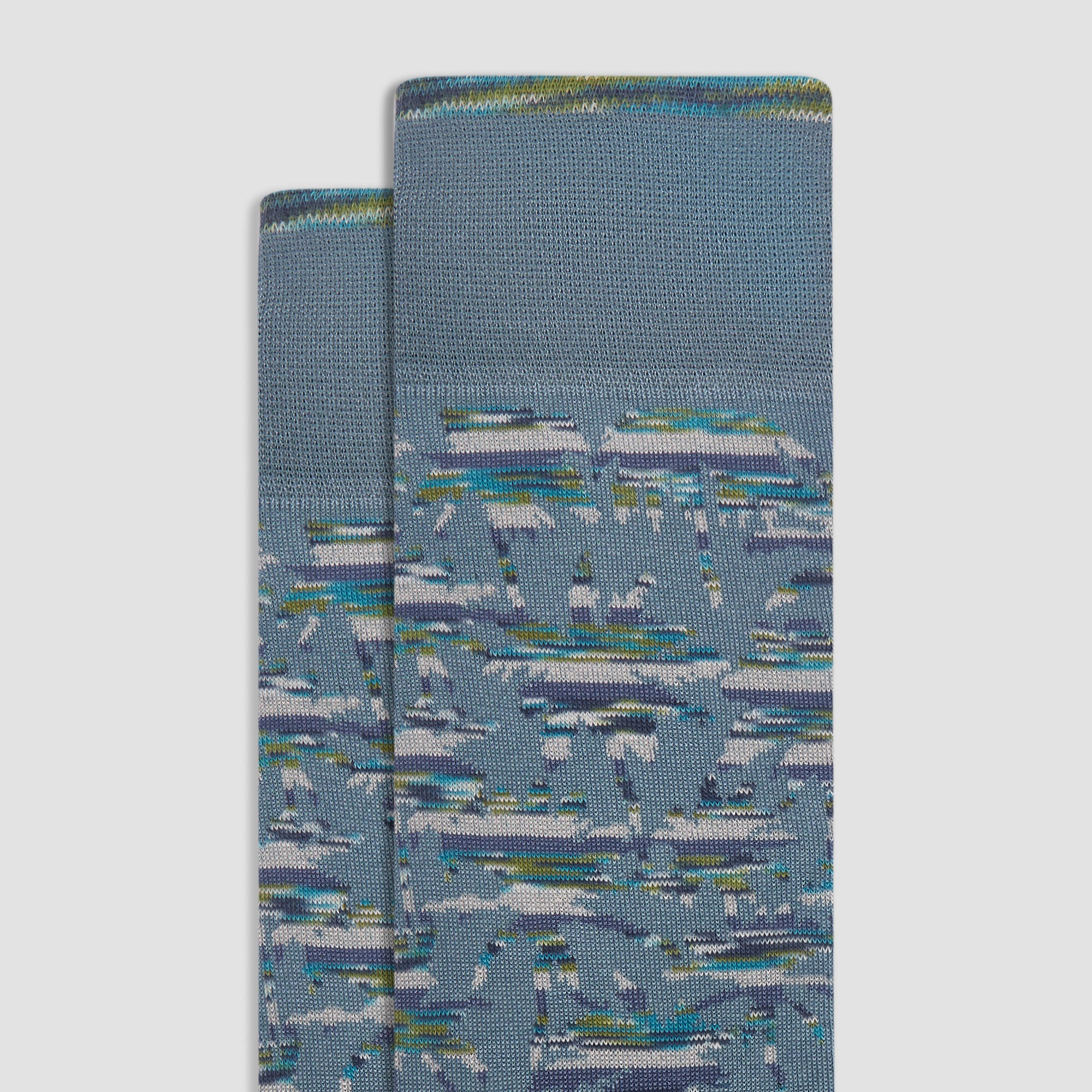 Palm Tree Mid-Calf Socks