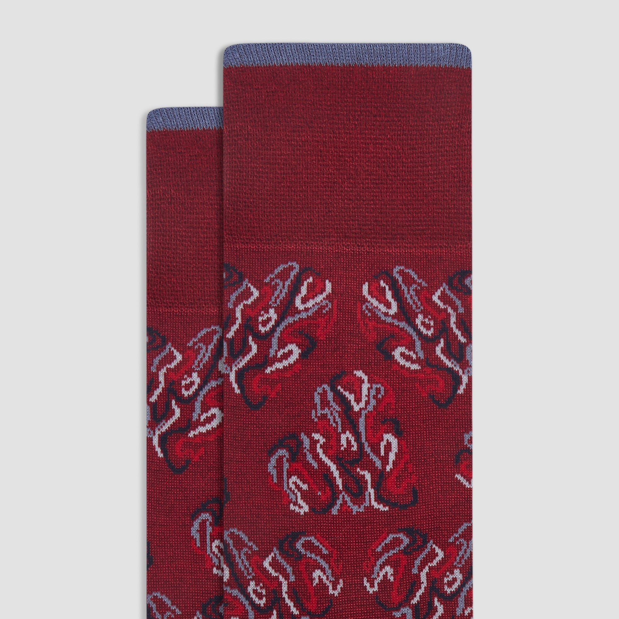 Abstract Mid-Calf Socks
