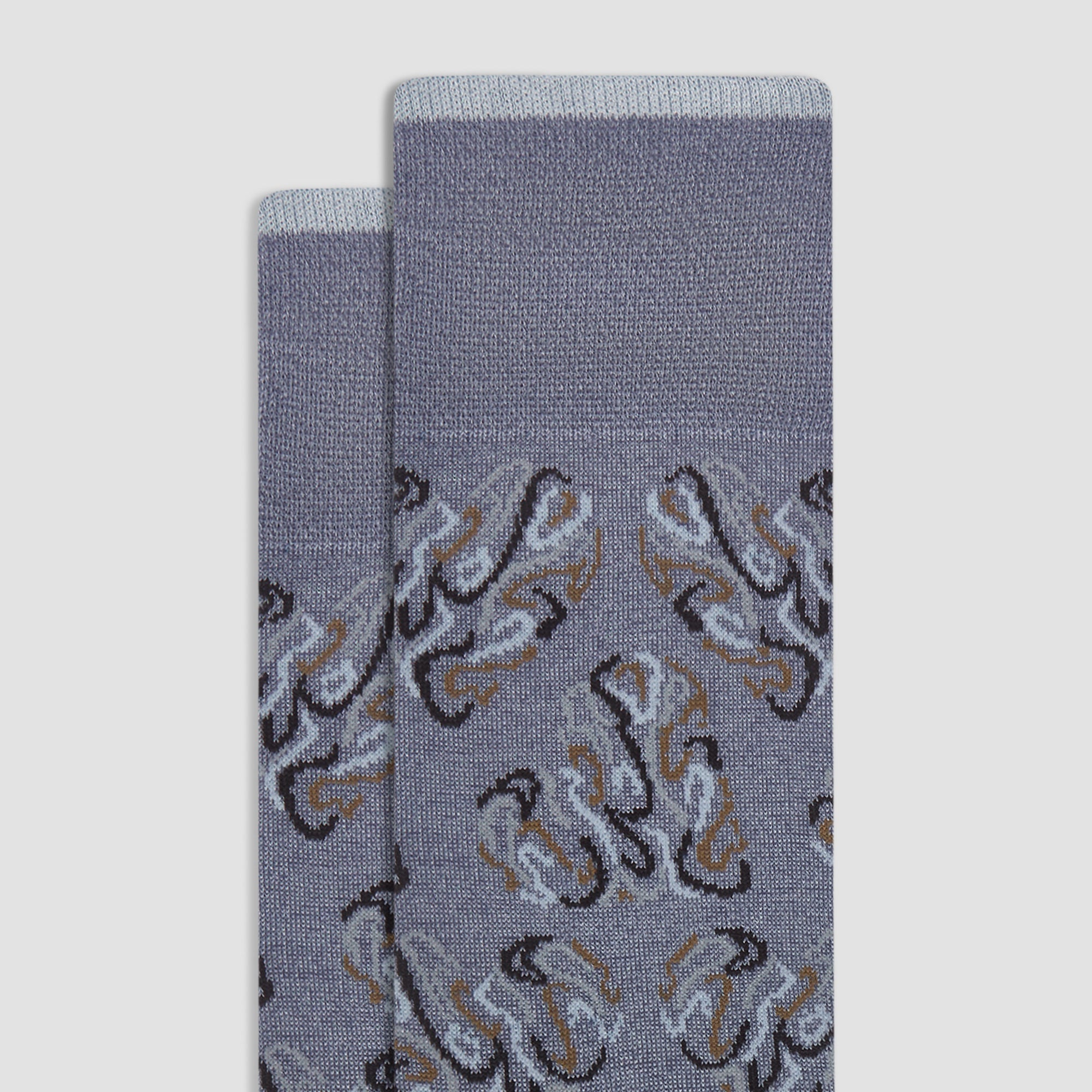 Abstract Mid-Calf Socks