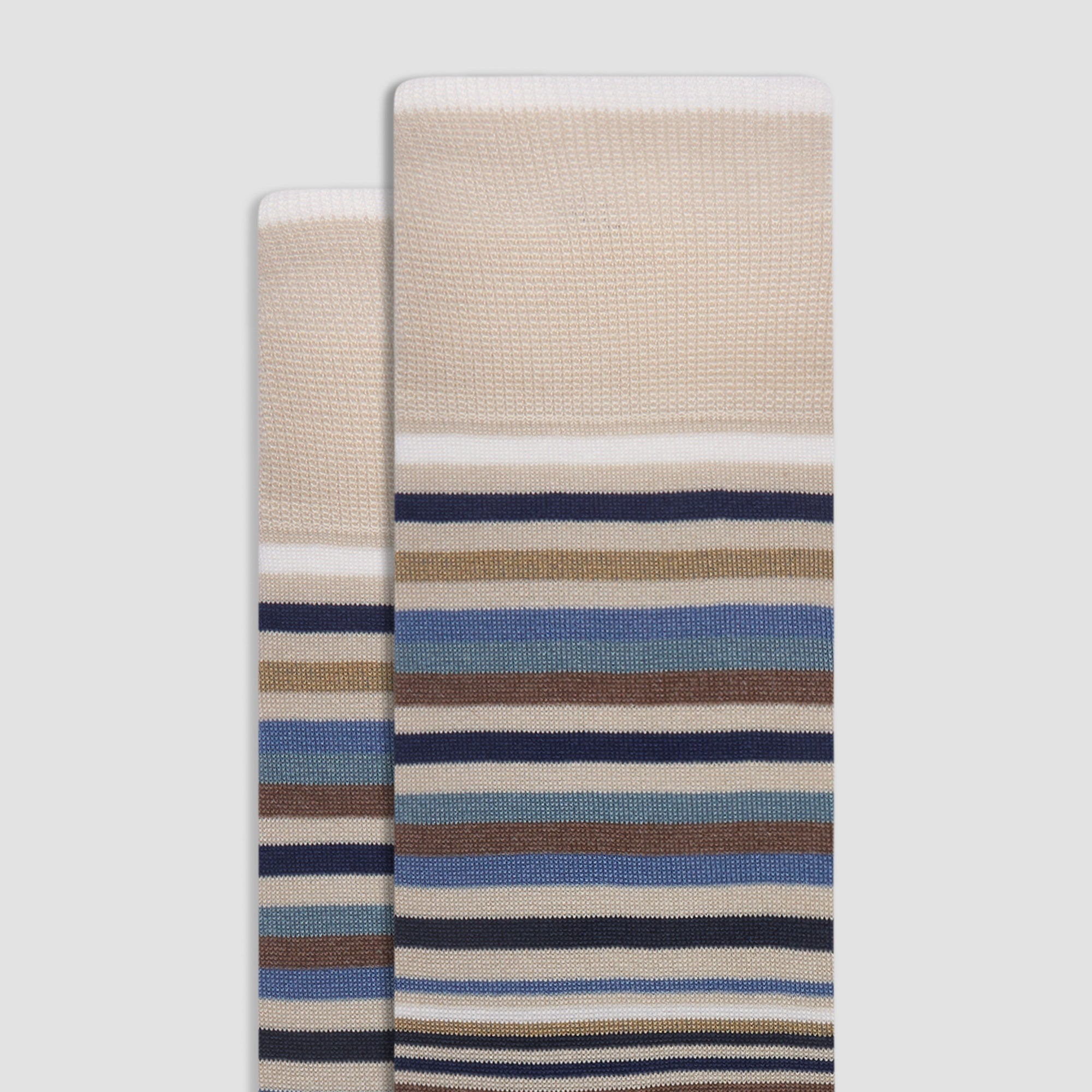 Striped Mid-Calf Socks