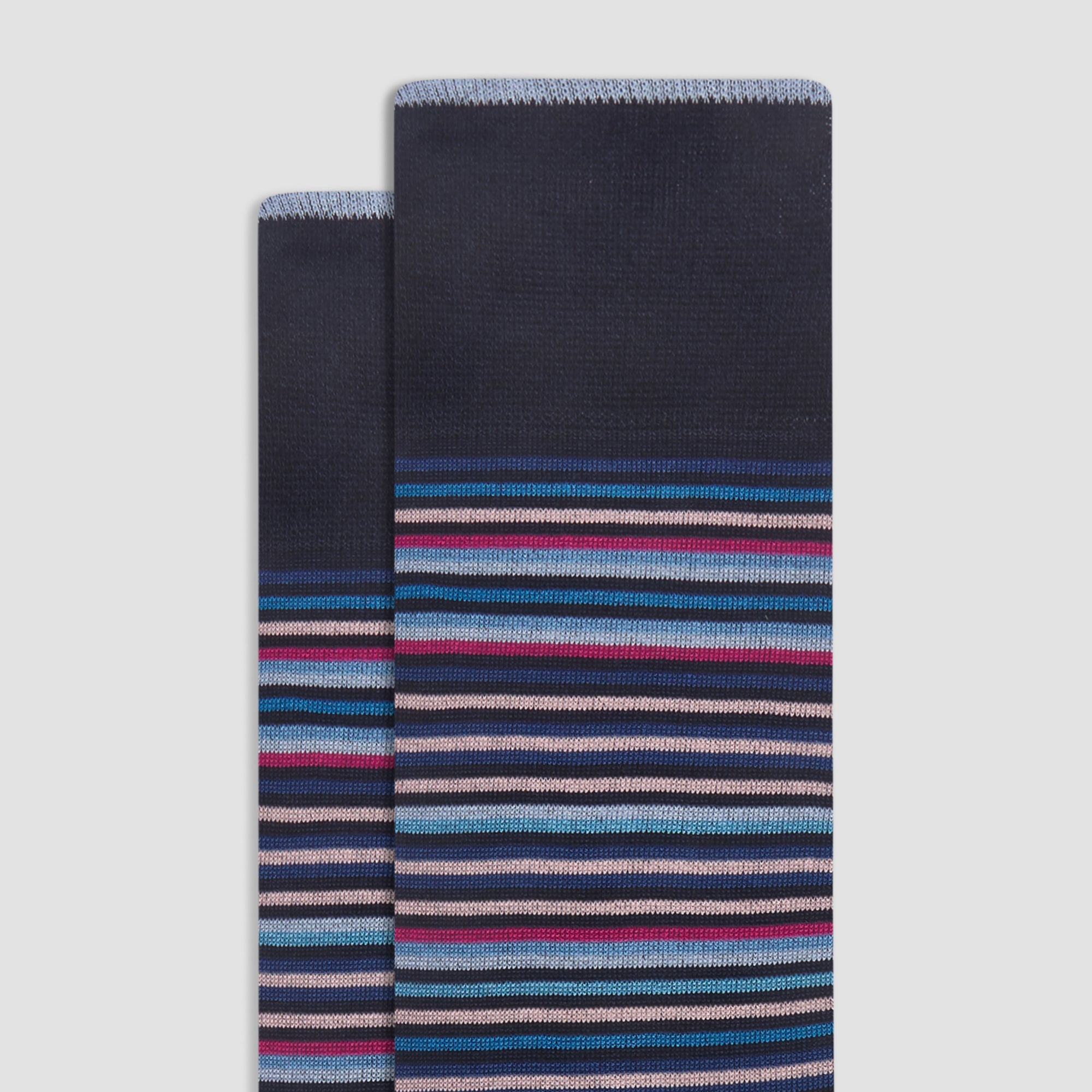 Striped Mid-Calf Socks