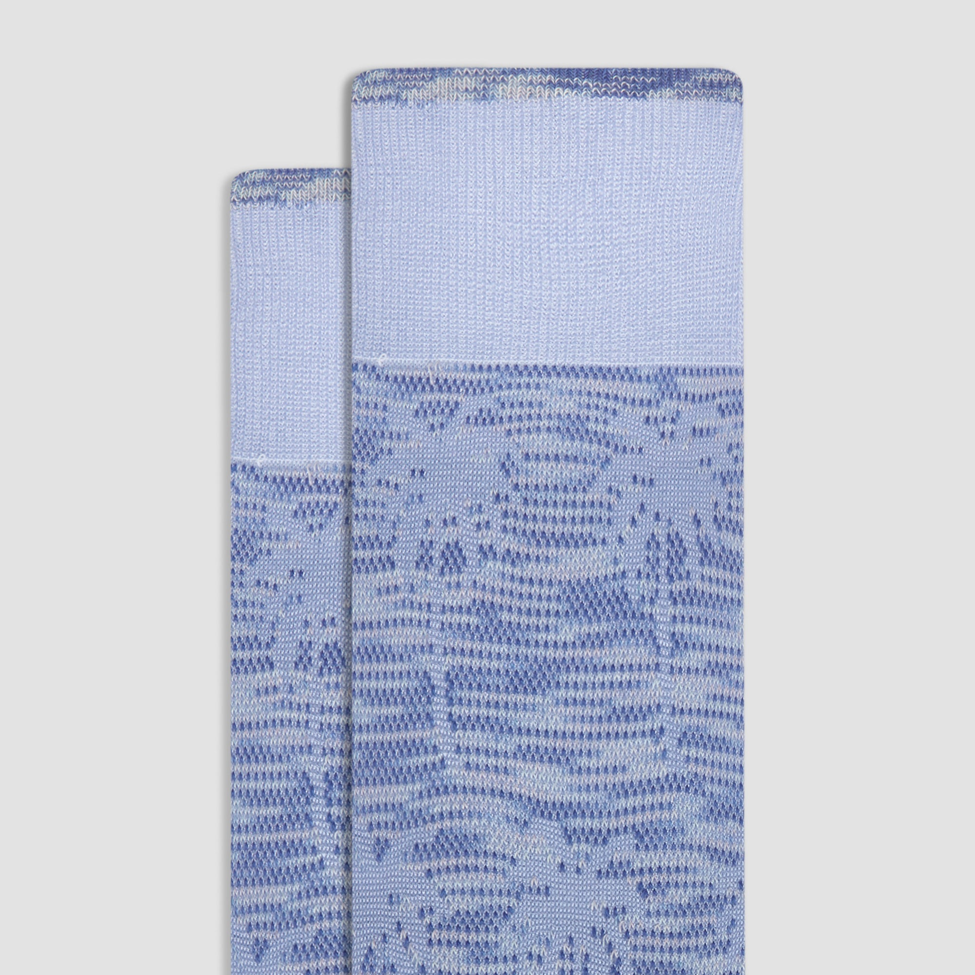 Palm Tree Melange Mid-Calf Socks