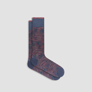 Palm Tree Melange Mid-Calf Socks