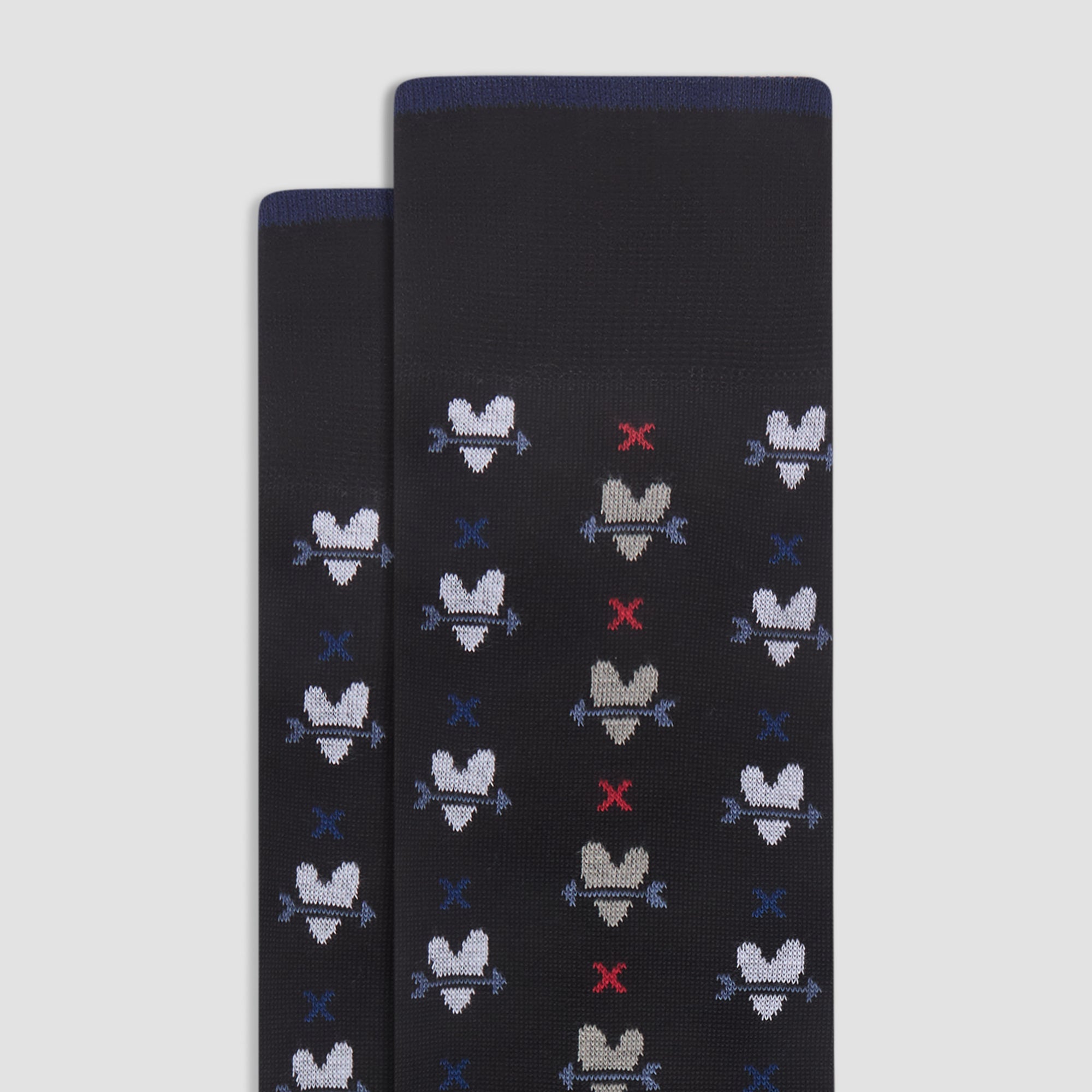 Heart & Arrow Mid-Calf Socks
