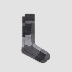 Check Mid-Calf Socks