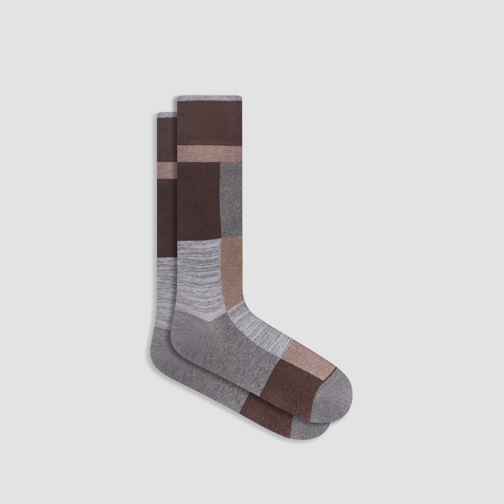 Check Mid-Calf Socks