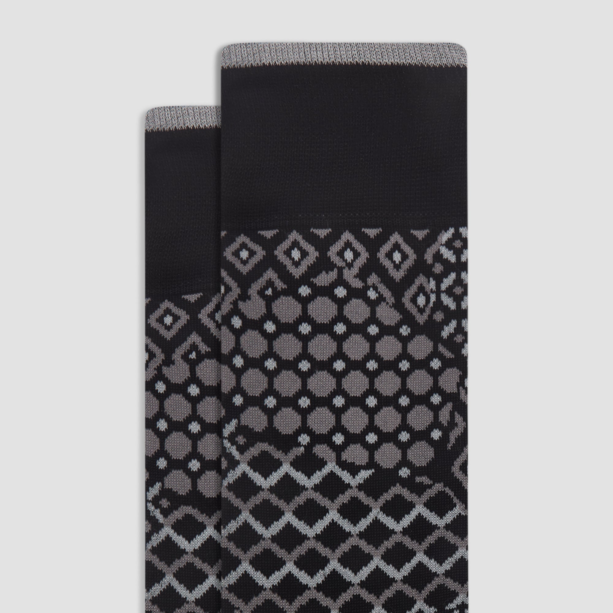 Geometric Mid-Calf Socks