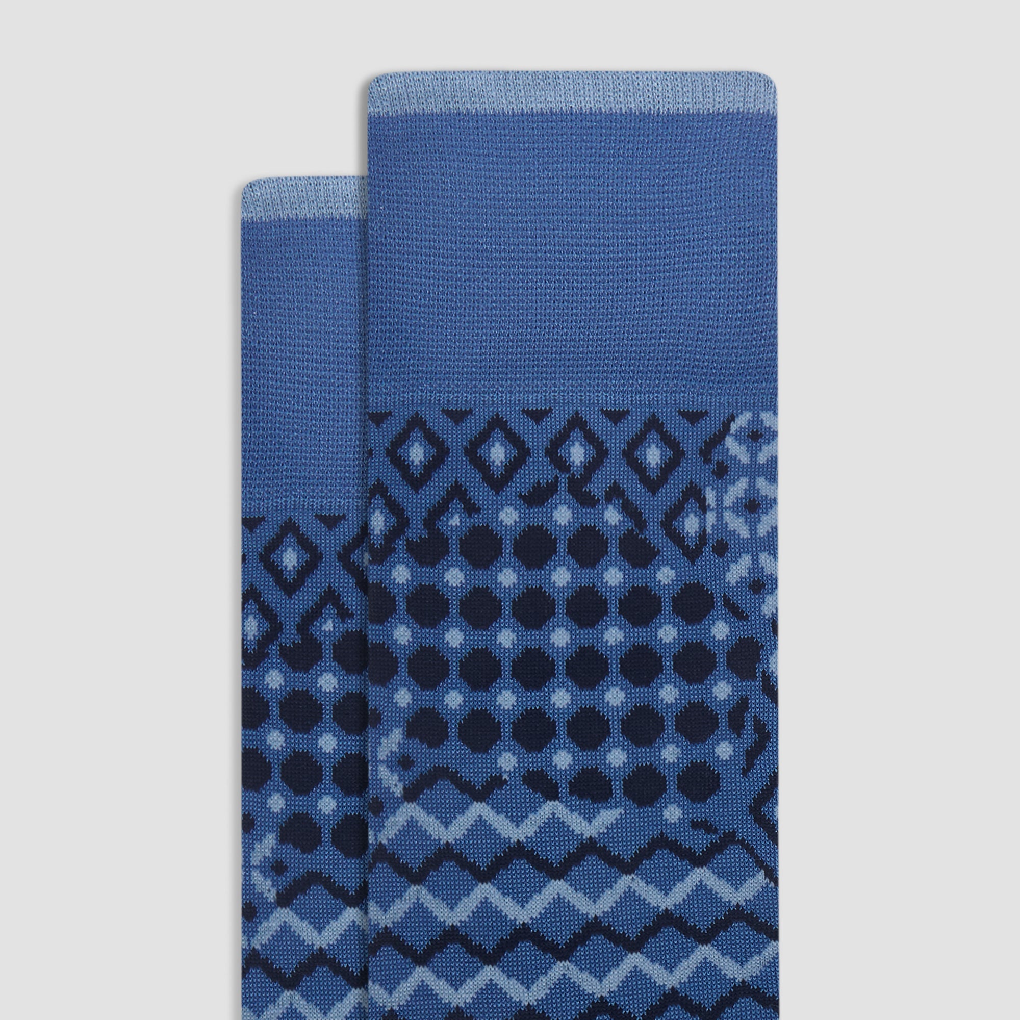 Geometric Mid-Calf Socks