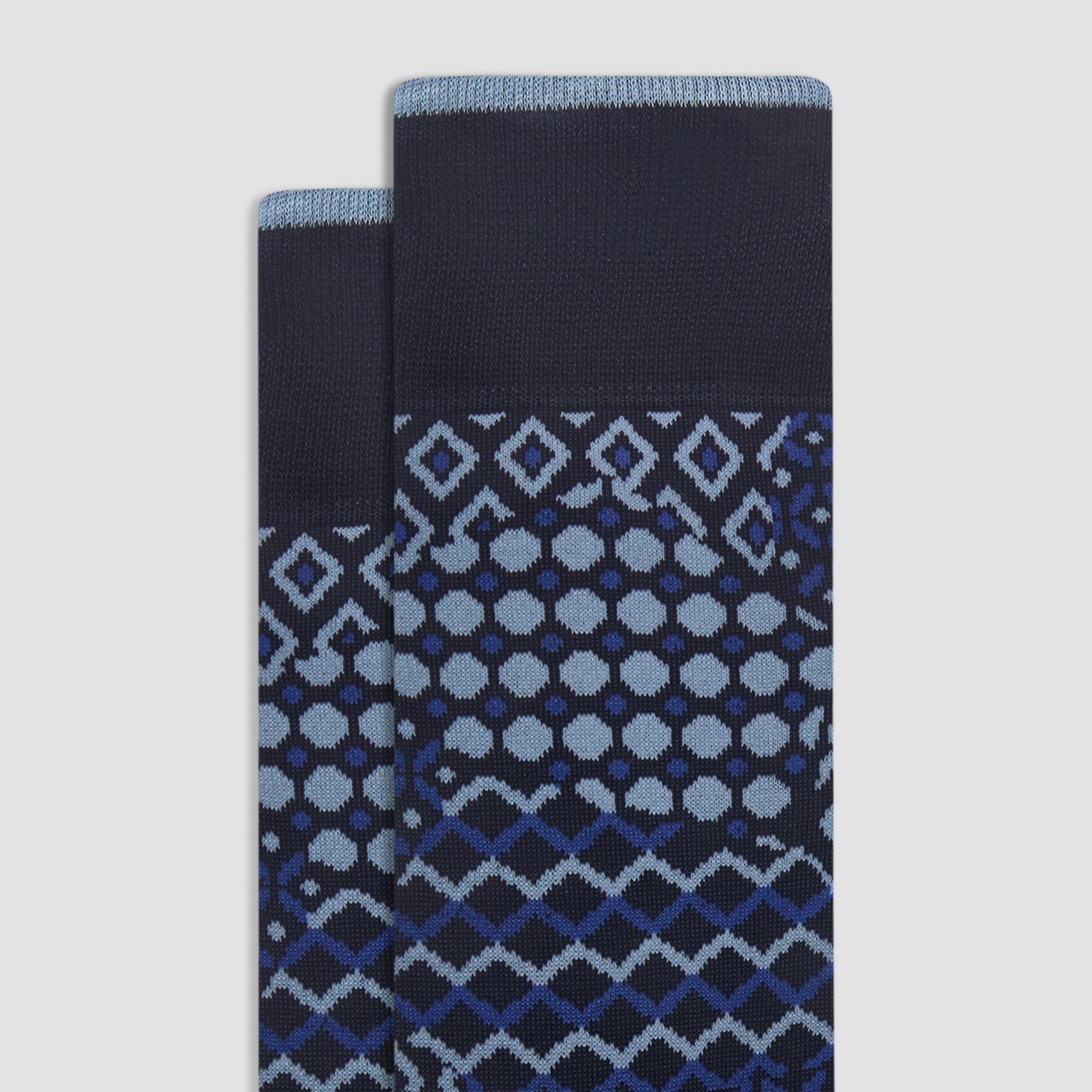 Geometric Mid-Calf Socks