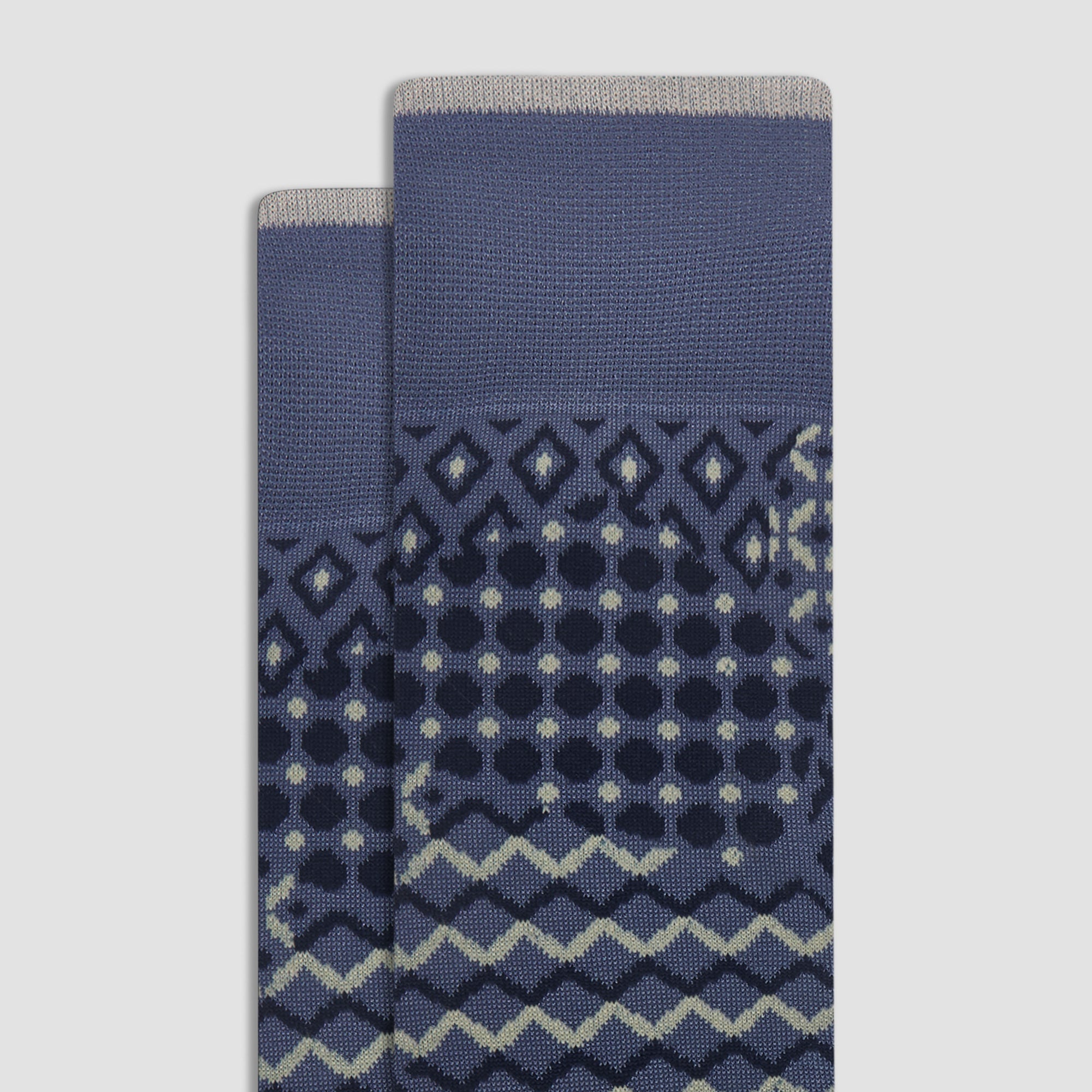 Geometric Mid-Calf Socks