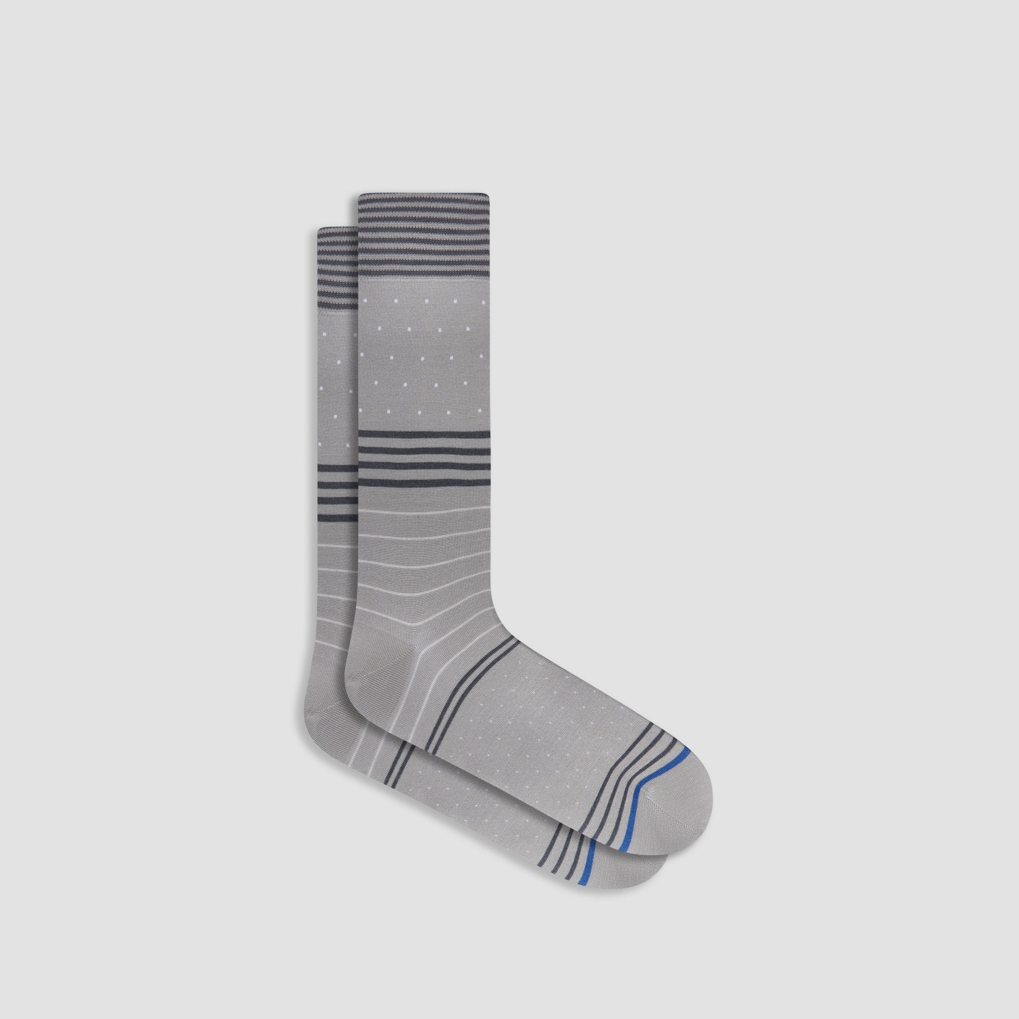 Stripe and Dot Mid-Calf Socks