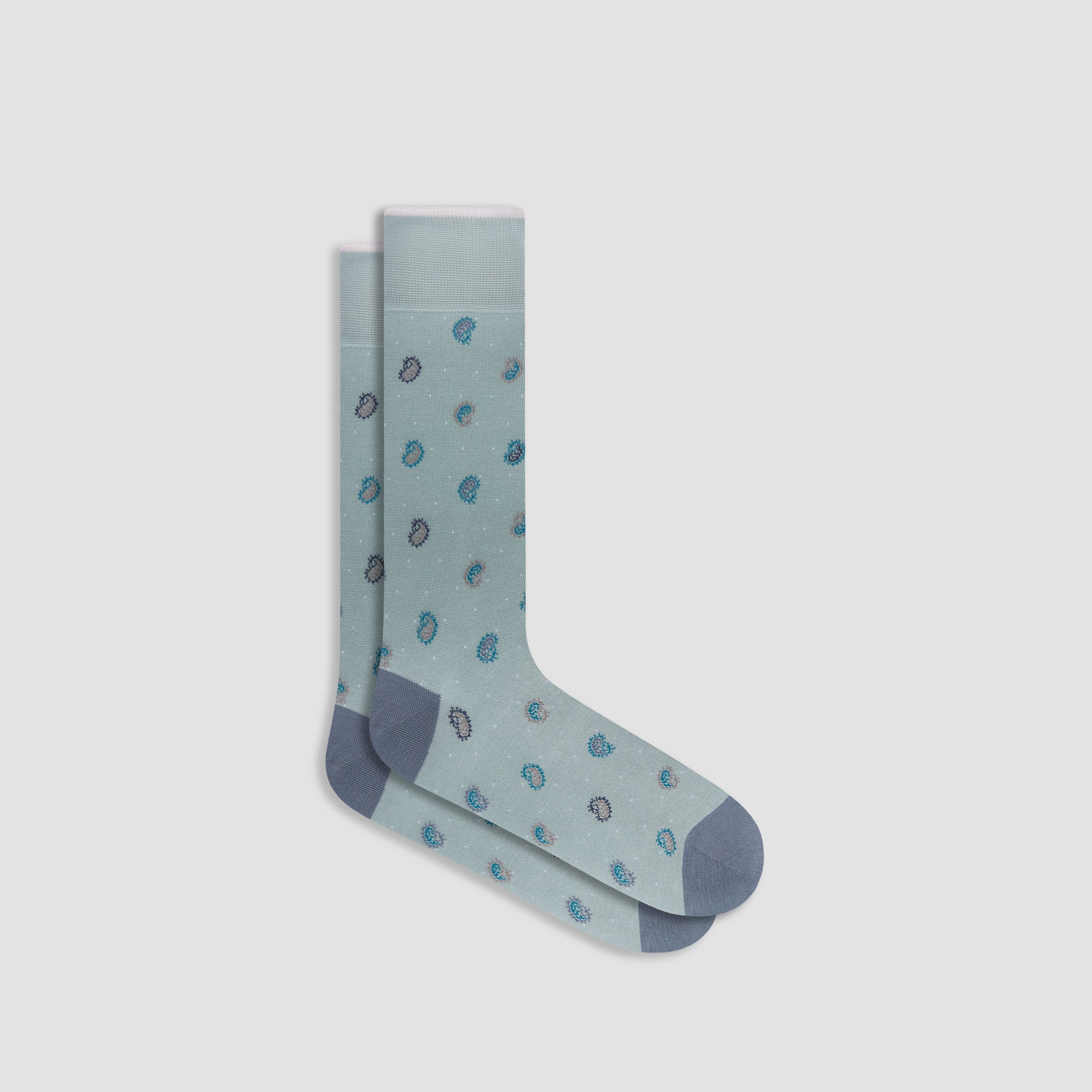 Paisley Mid-Calf Socks