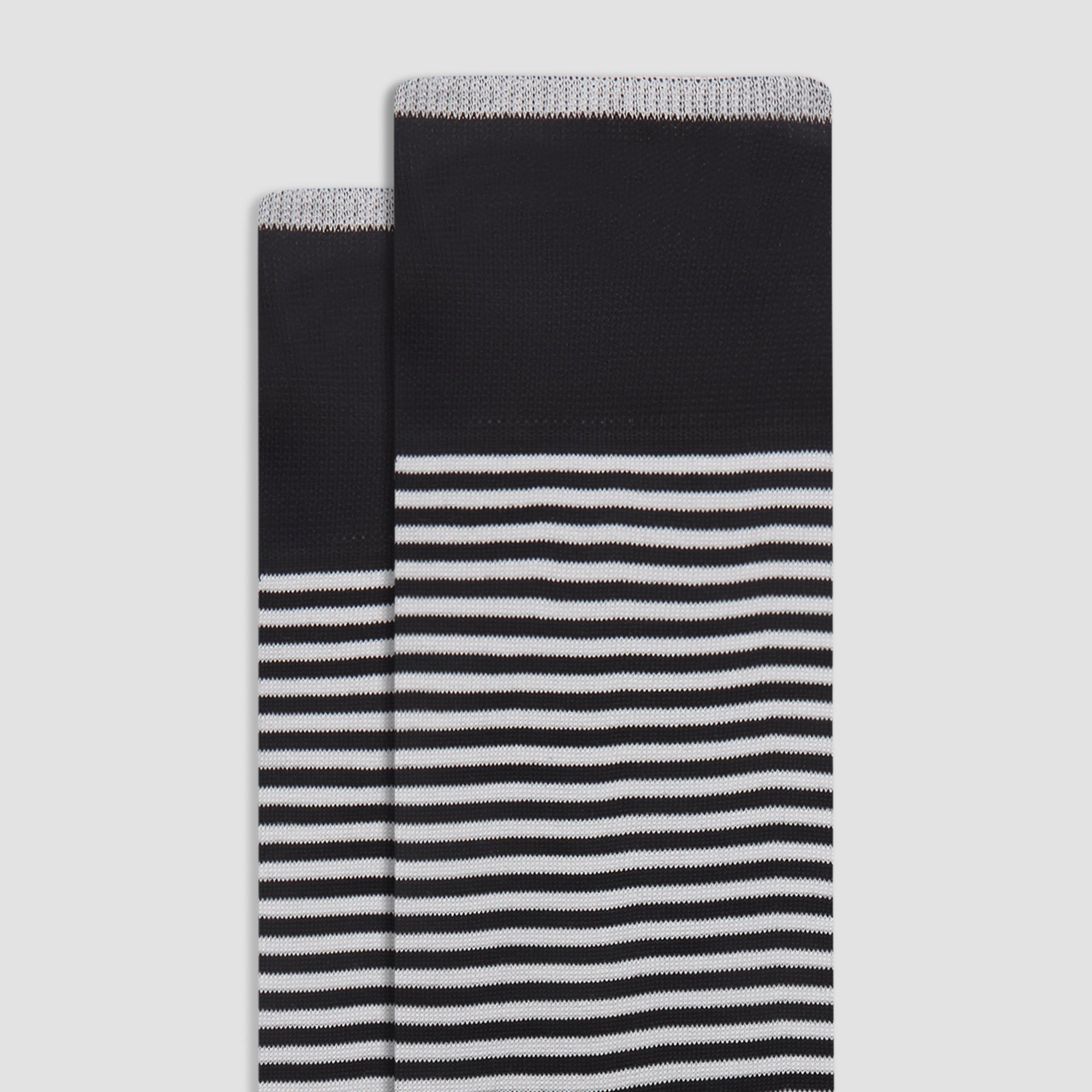 Striped Mid-Calf Socks