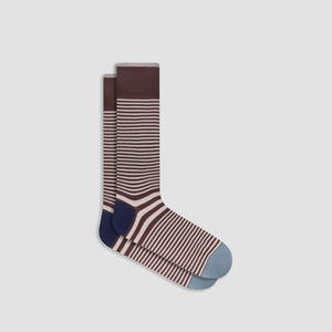 Striped Mid-Calf Socks