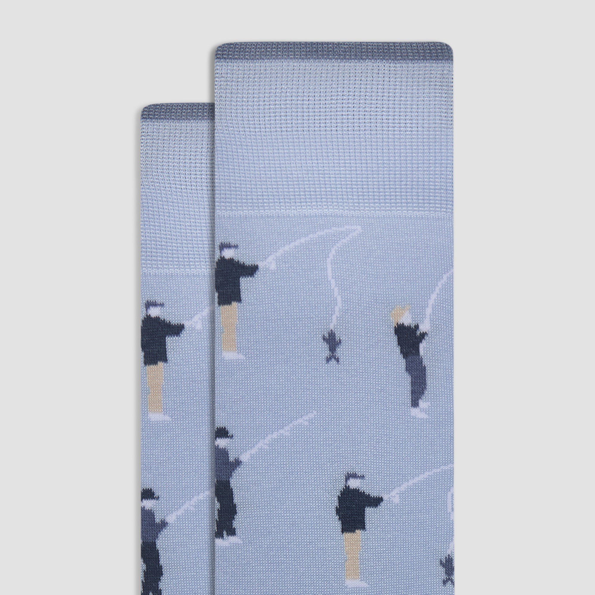 Fisherman Mid-Calf Socks