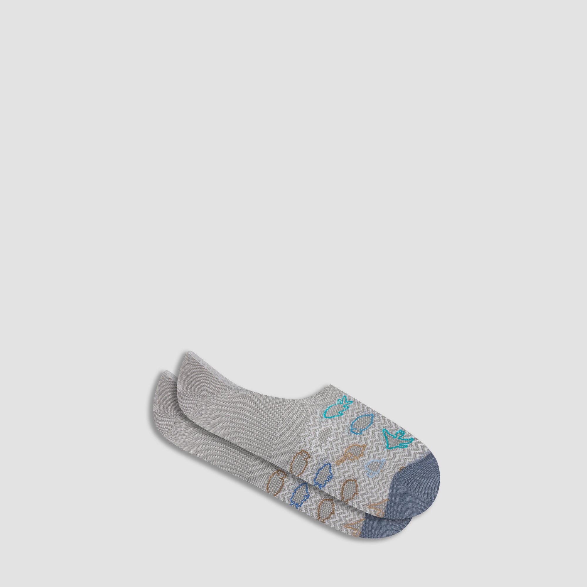 Fish No-Show Socks
