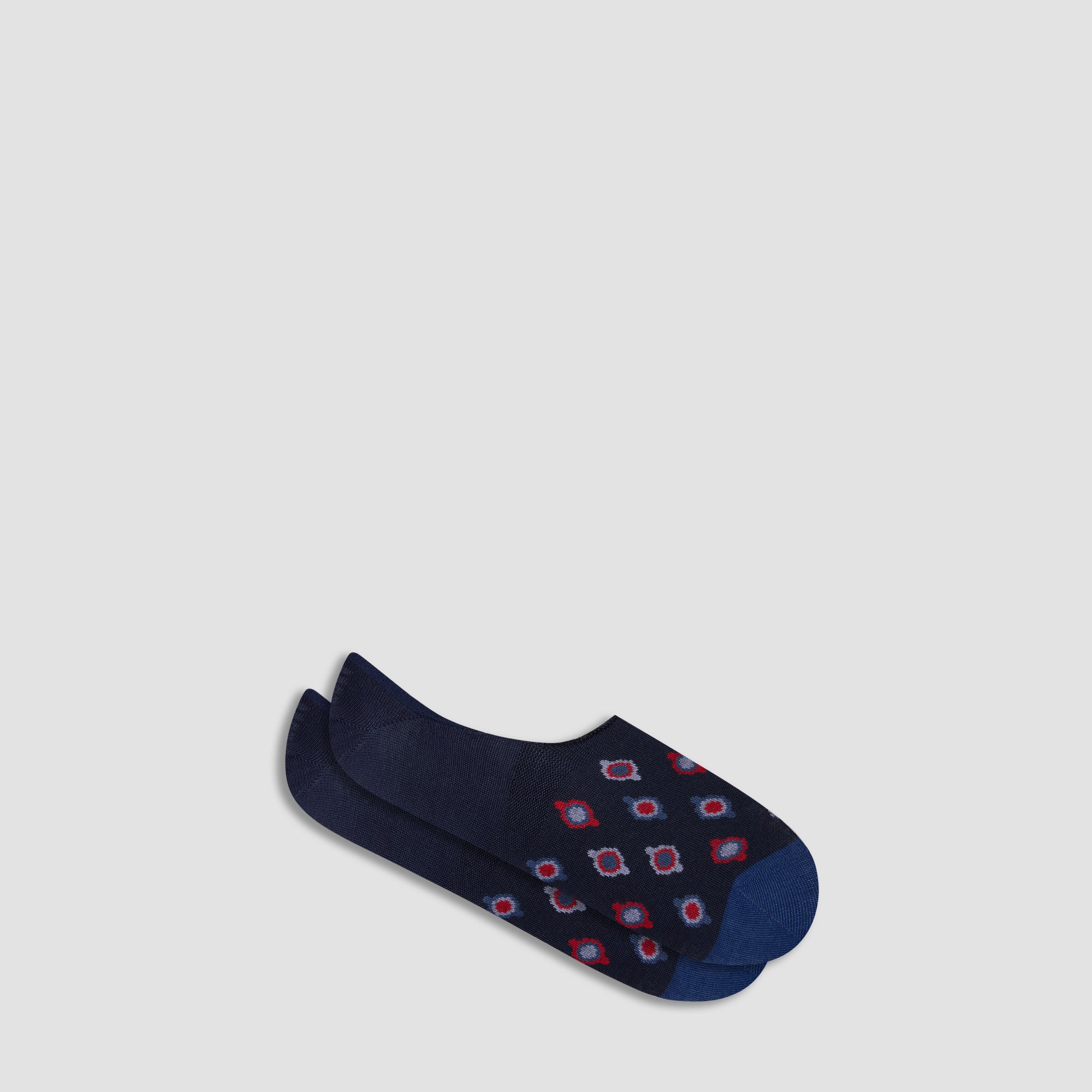 Medallion No-Show Socks