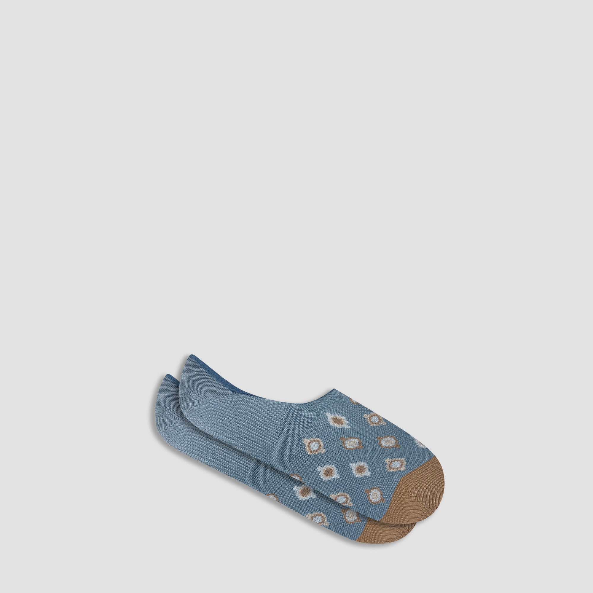 Medallion No-Show Socks