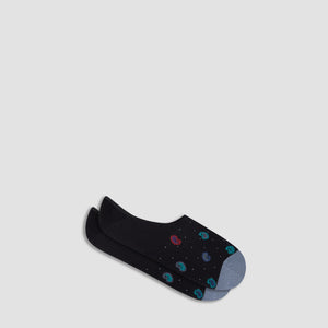 Paisley No-Show Socks