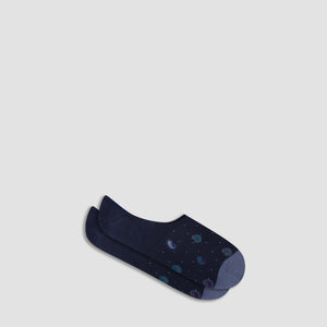 Paisley No-Show Socks