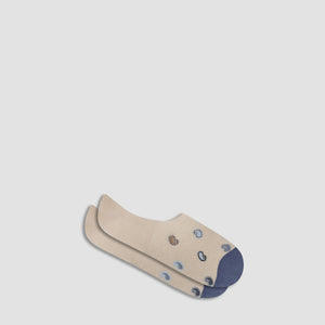 Paisley No-Show Socks