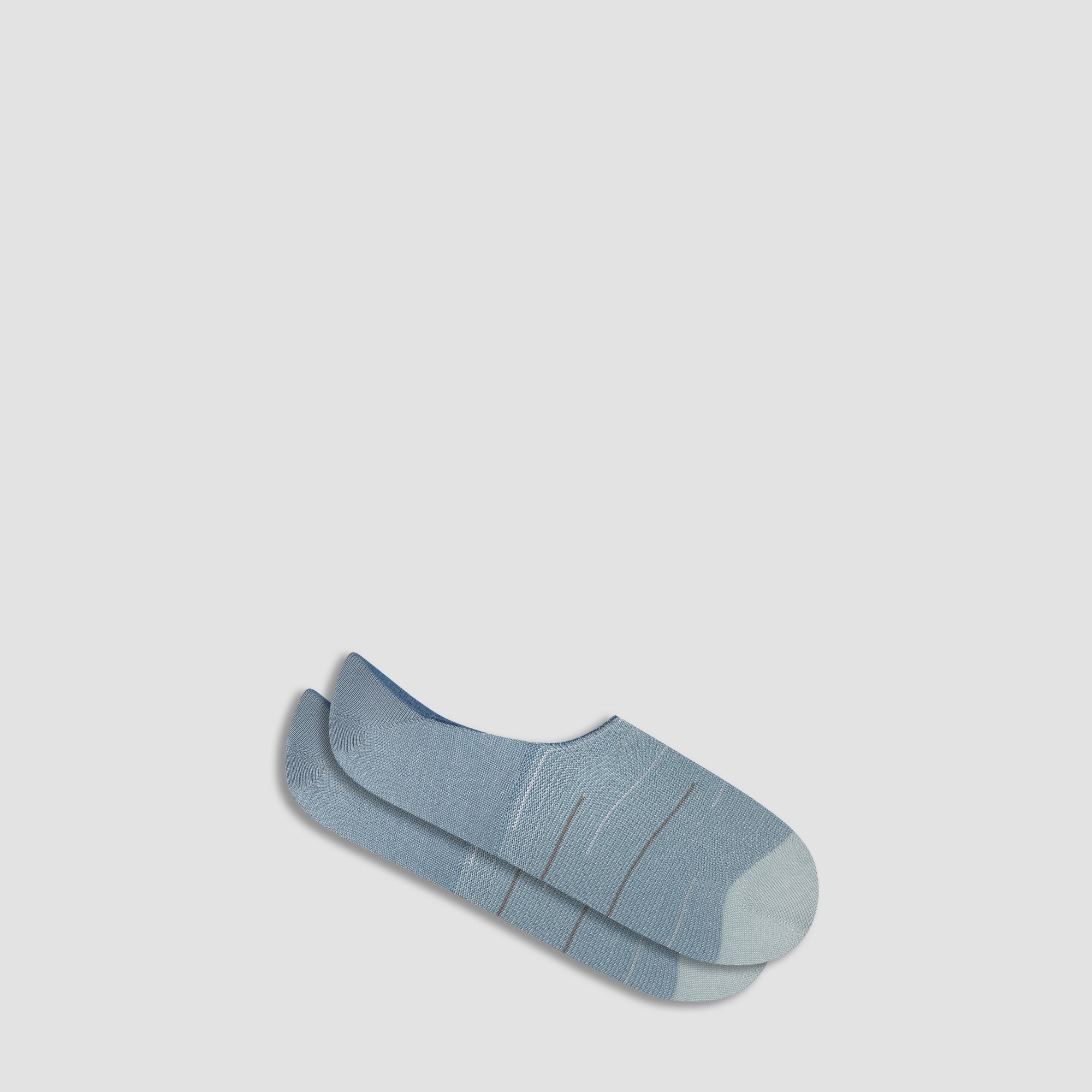 Interrupted Stripe No-Show Socks