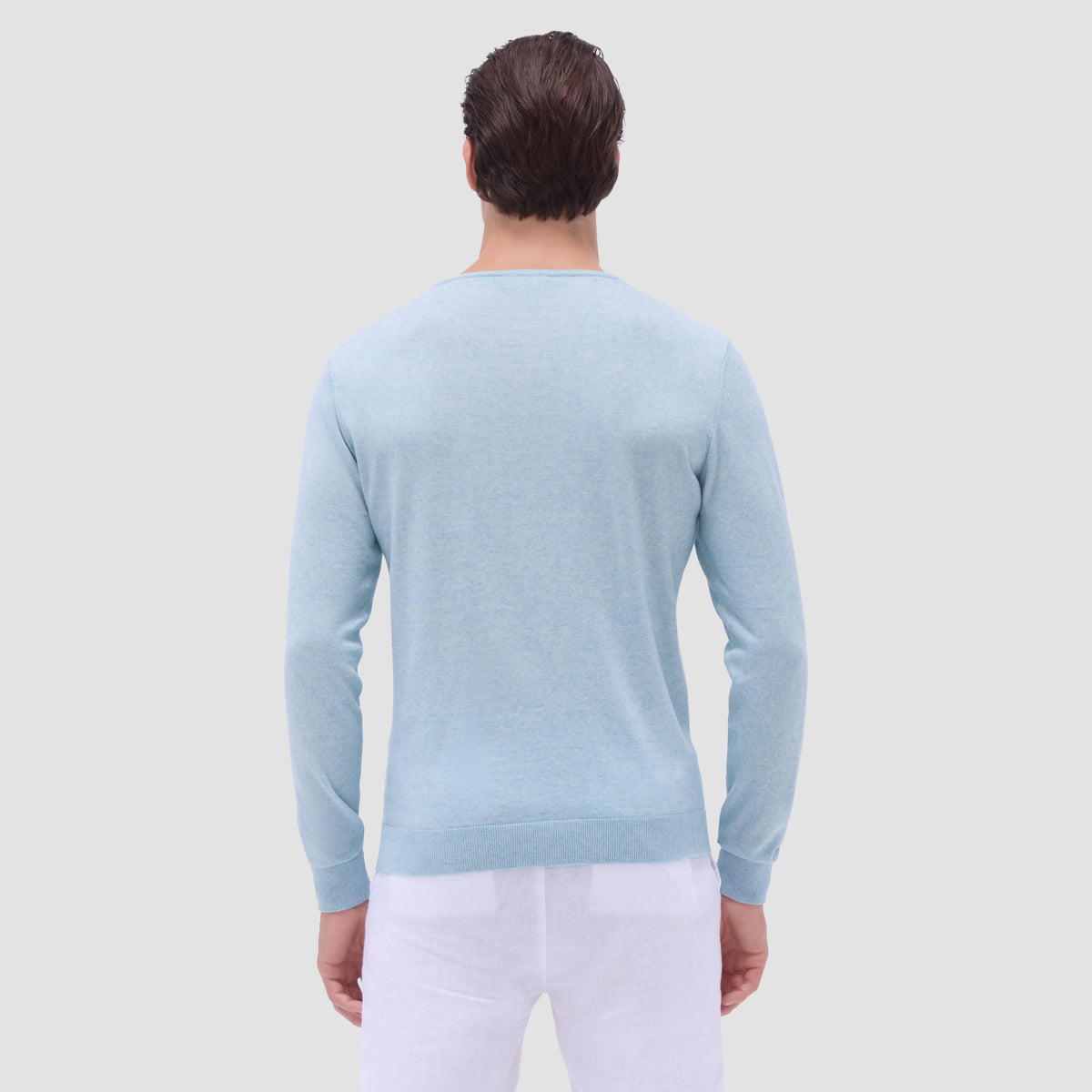 Solid Crew Neck Sweater