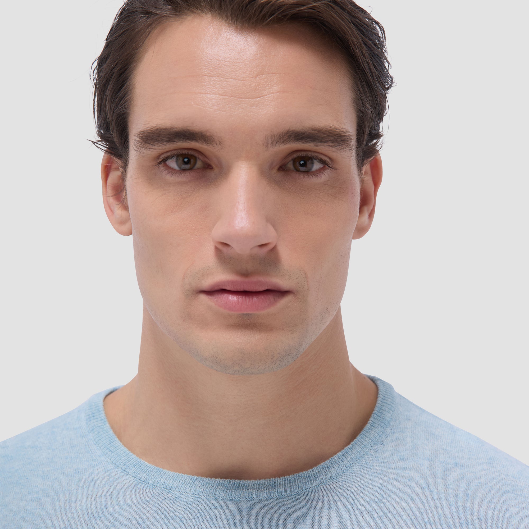 Solid Crew Neck Sweater