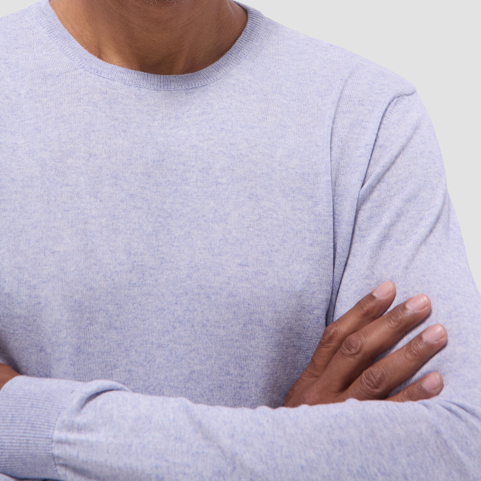 Solid Crew Neck Sweater