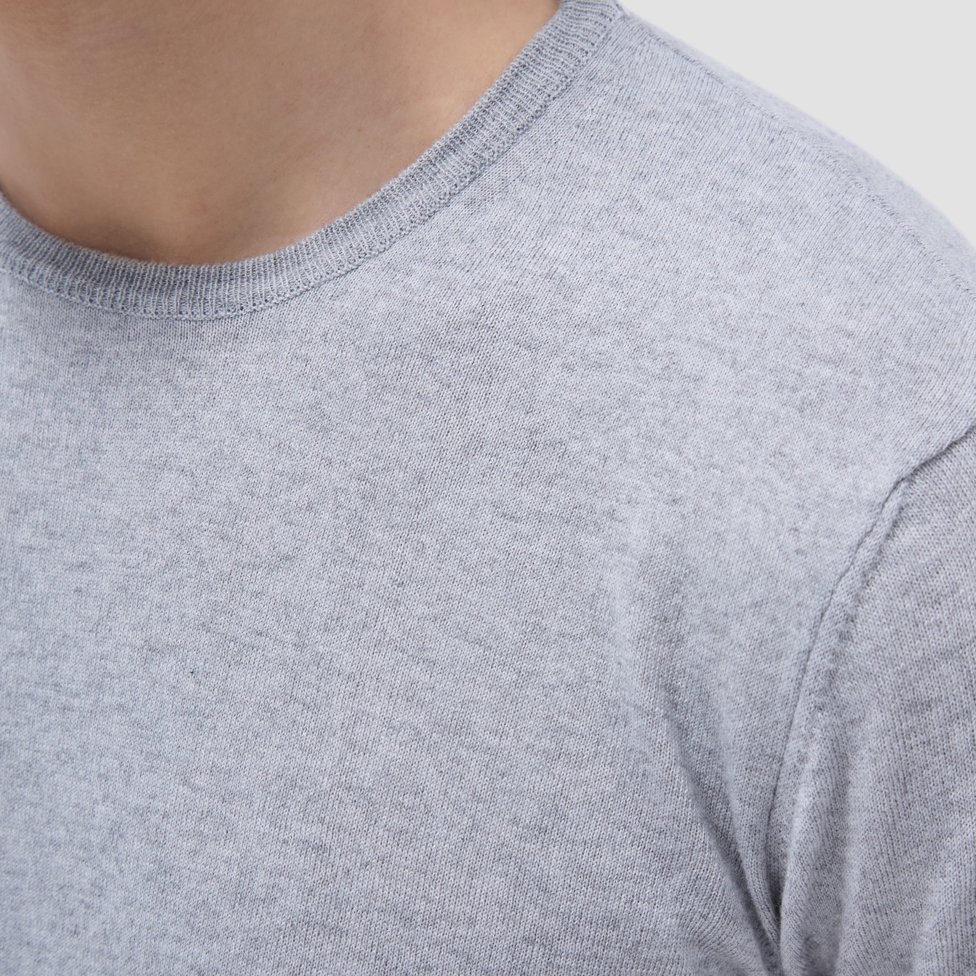 Solid Crew Neck Sweater