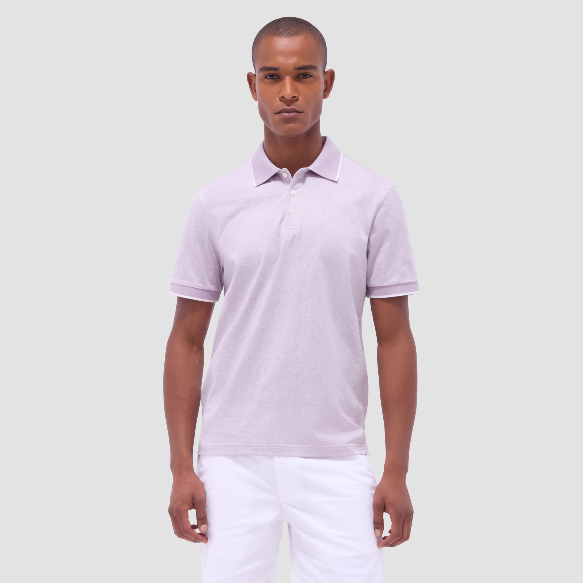 Textured Jacquard Polo Shirt