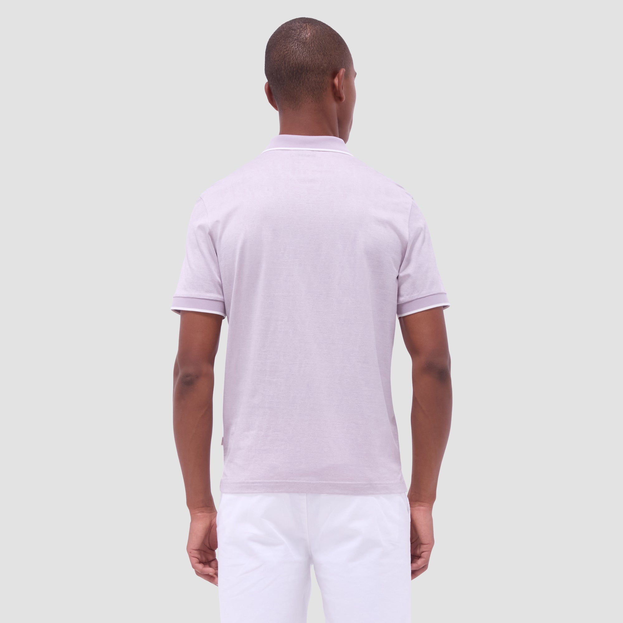 Textured Jacquard Polo Shirt