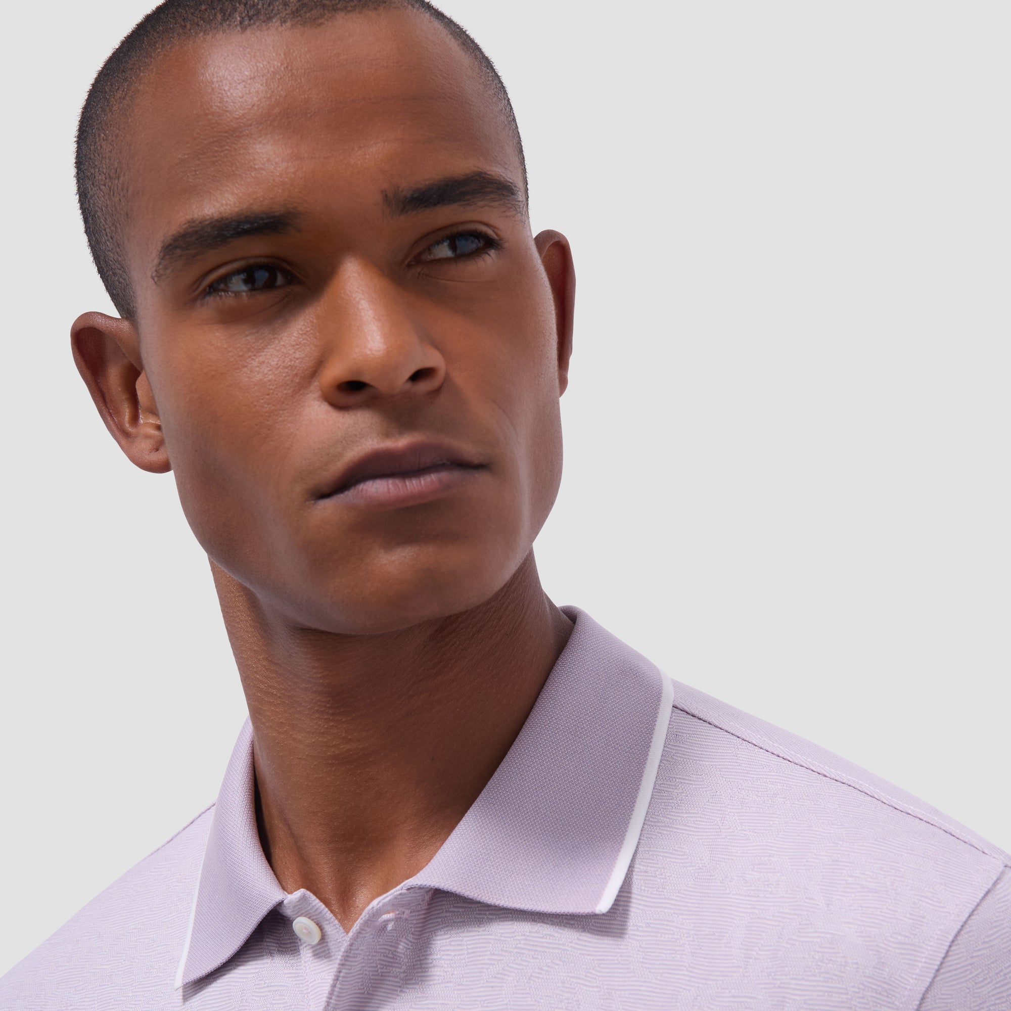 Textured Jacquard Polo Shirt