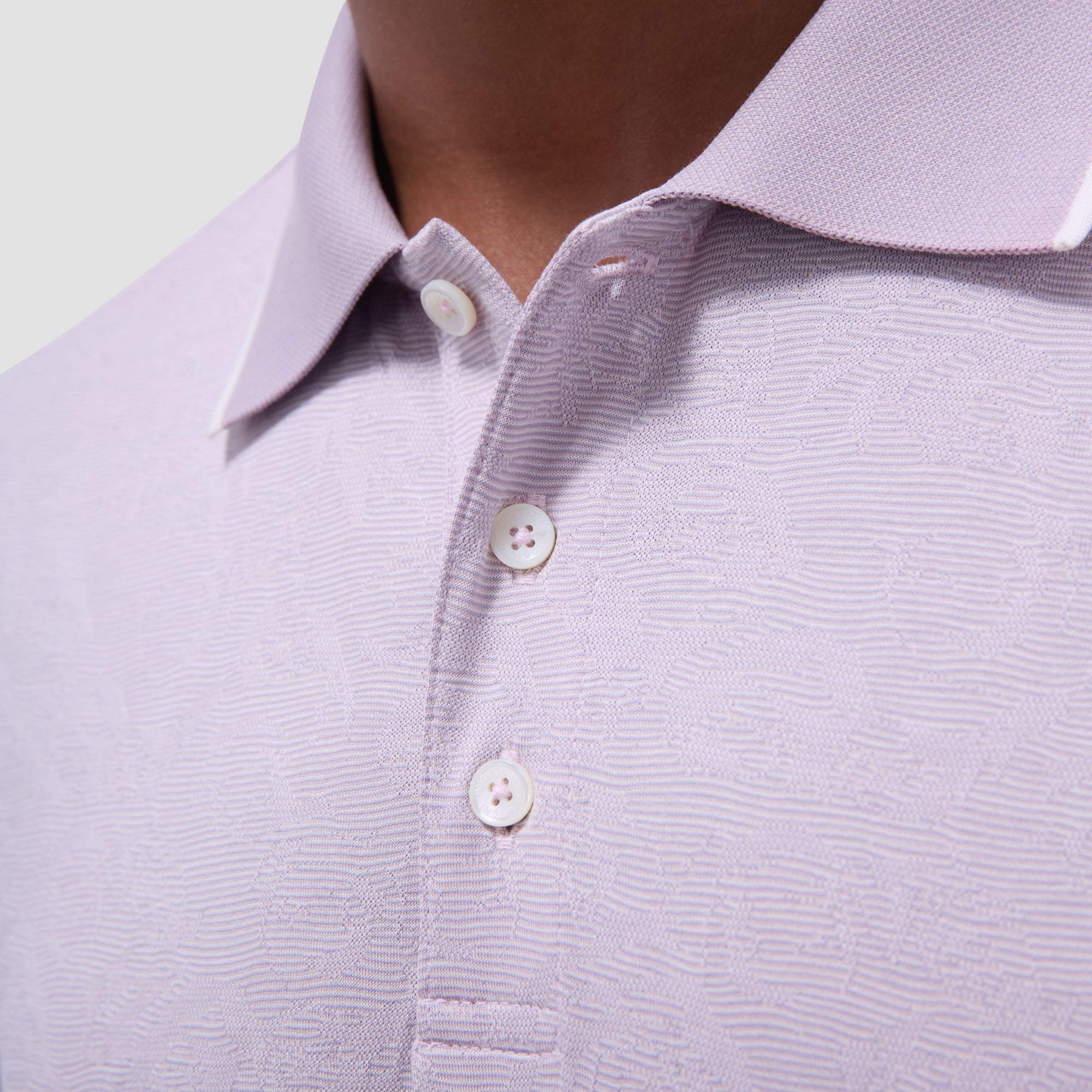 Textured Jacquard Polo Shirt