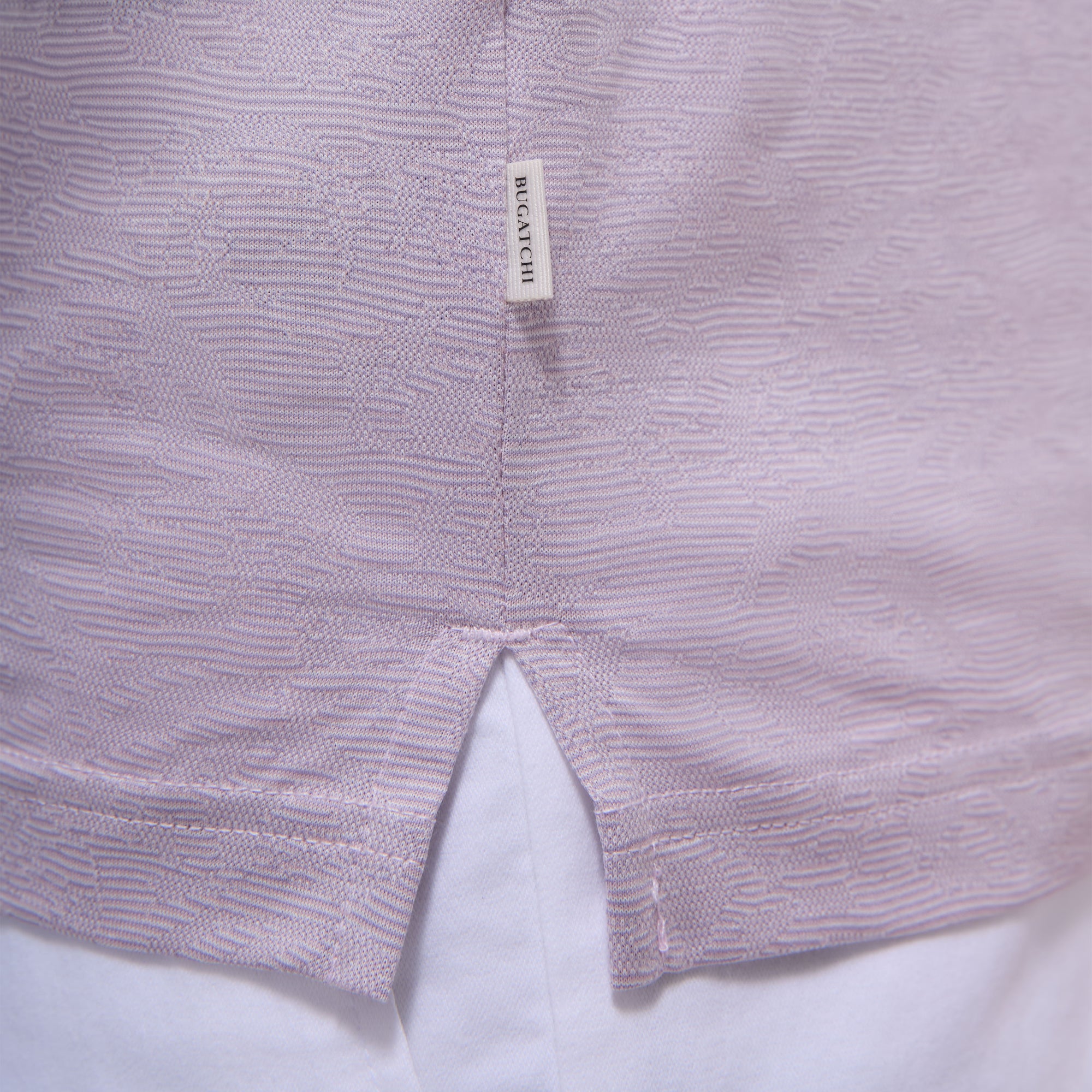 Textured Jacquard Polo Shirt