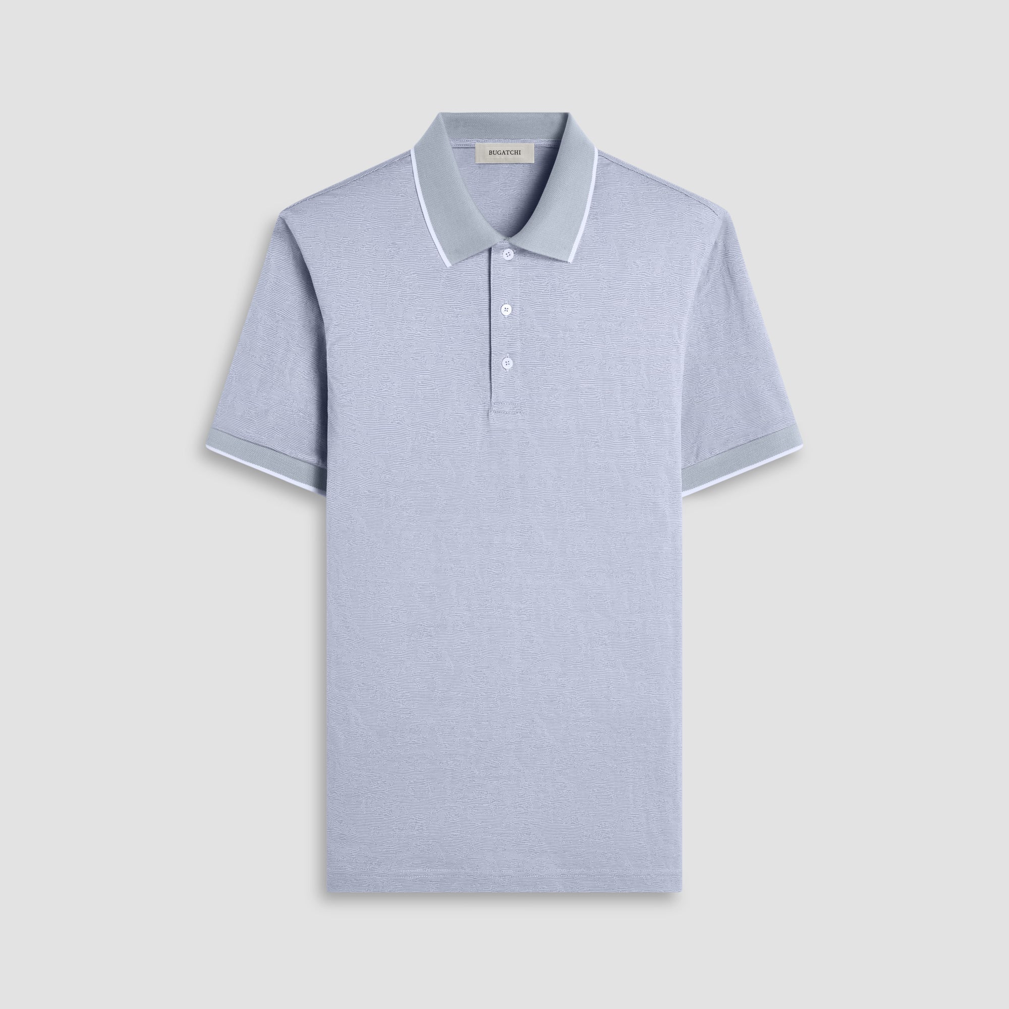 Textured Jacquard Polo Shirt